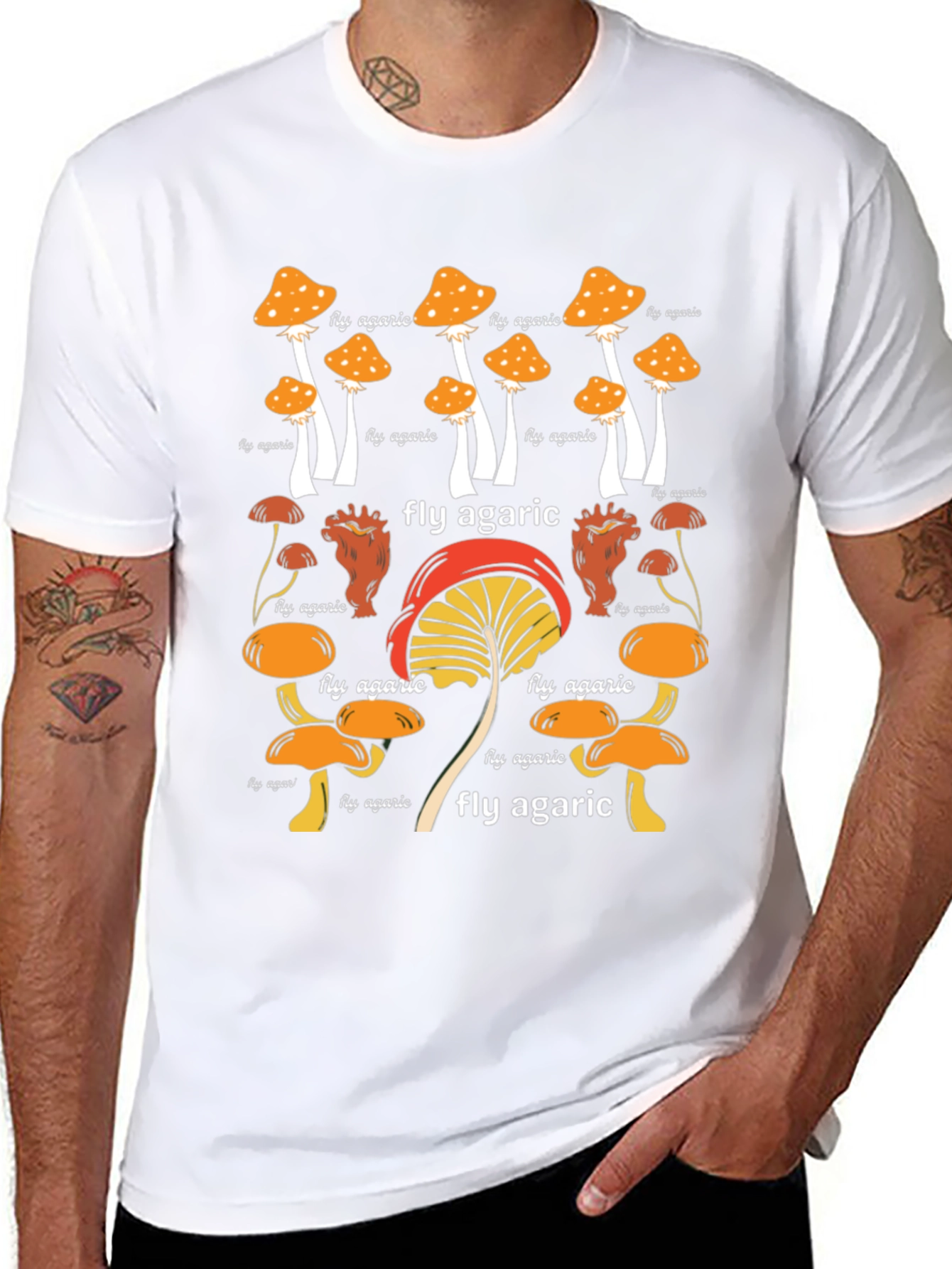 Mushroom Graphic Tee - Fly Agaric Design