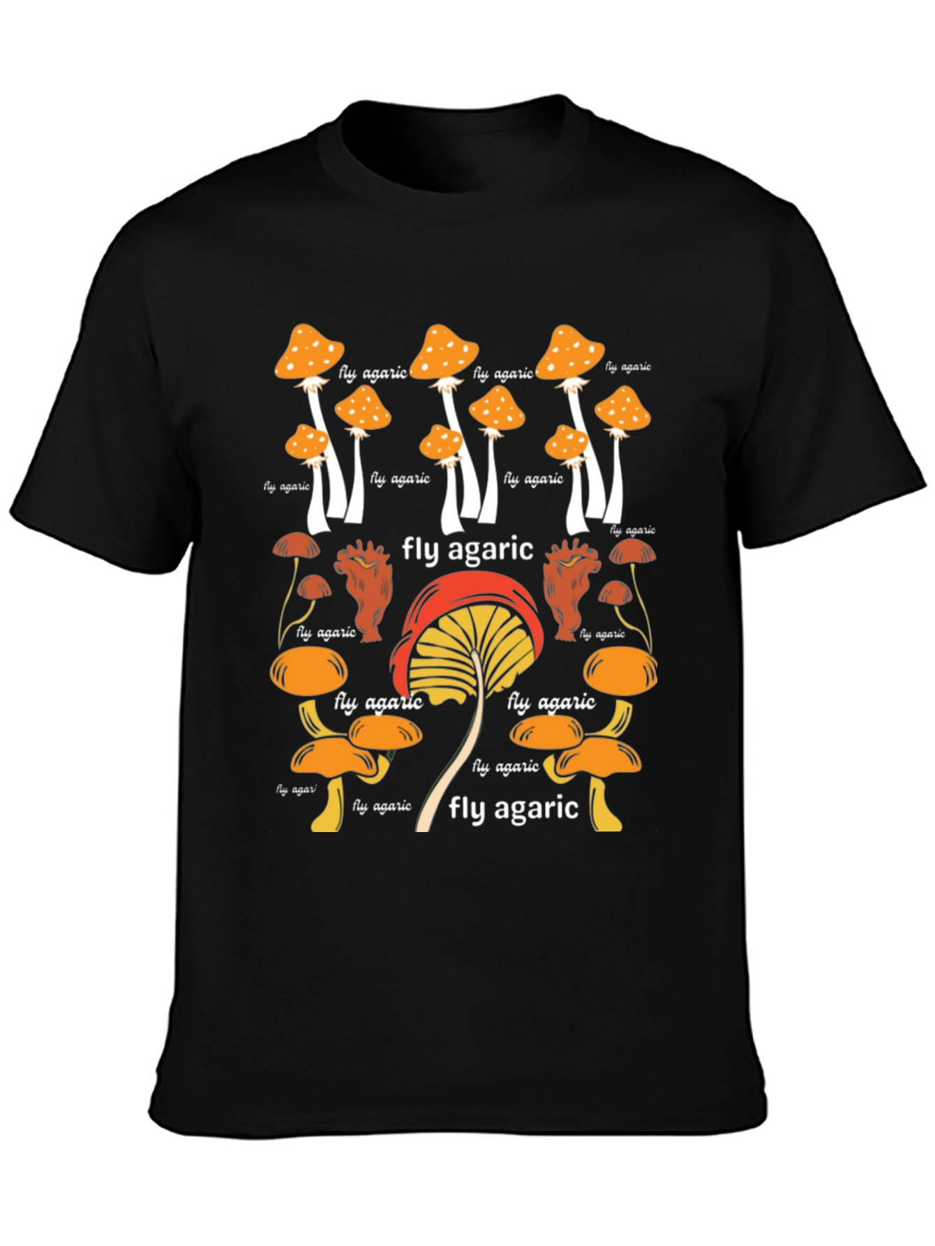 Mushroom Graphic Tee - Fly Agaric Design