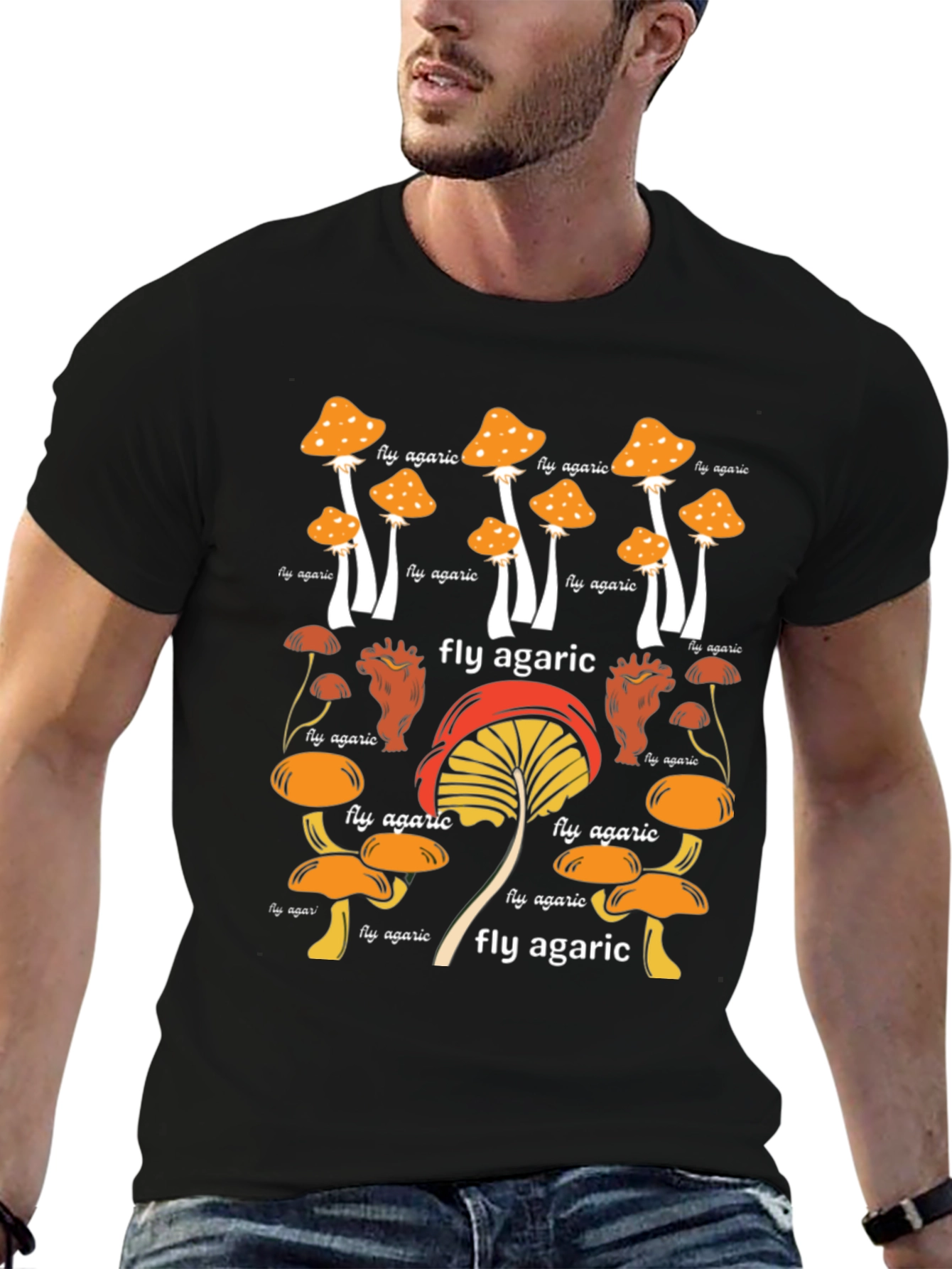 Mushroom Graphic Tee - Fly Agaric Design