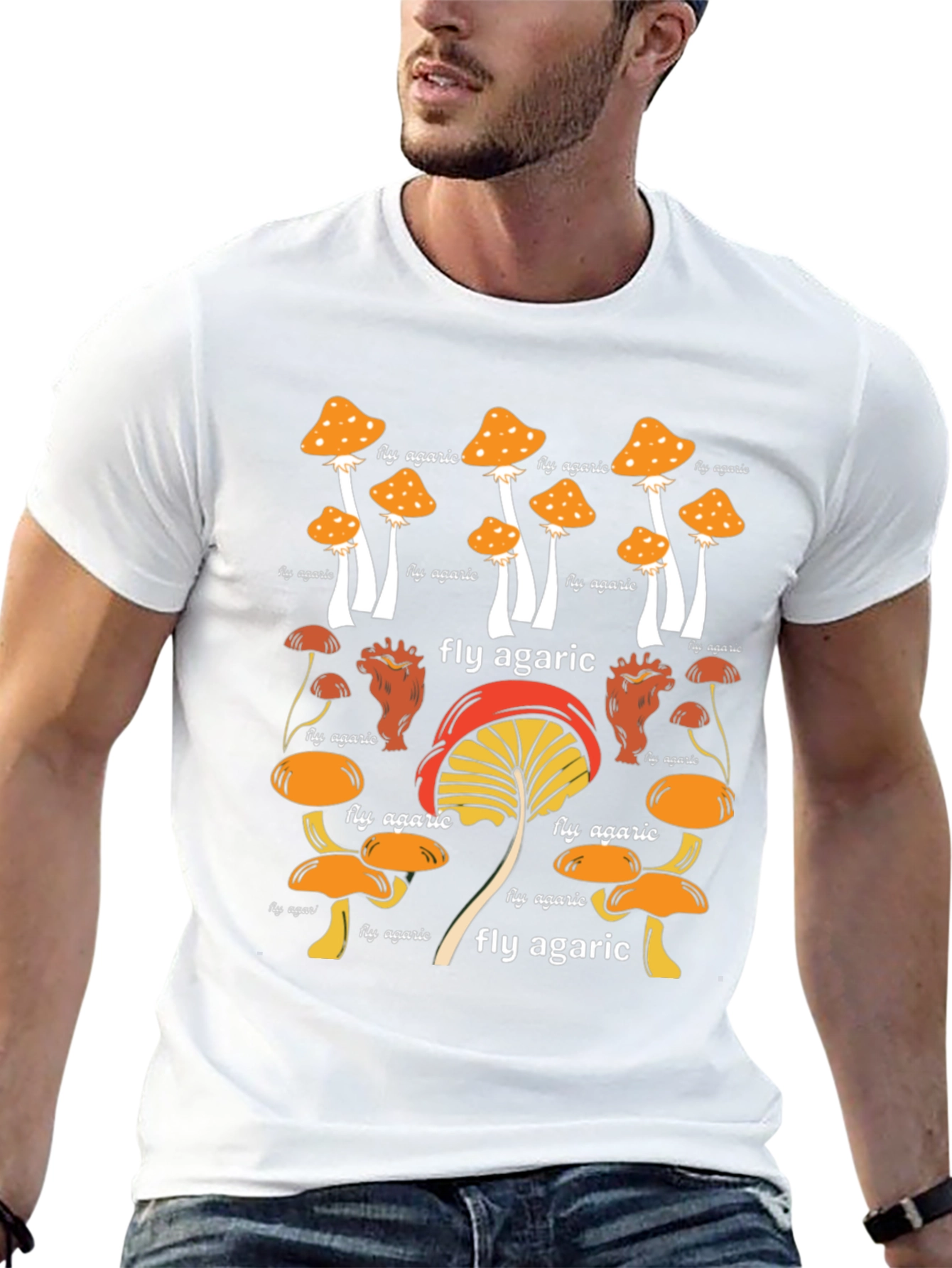 Mushroom Graphic Tee - Fly Agaric Design