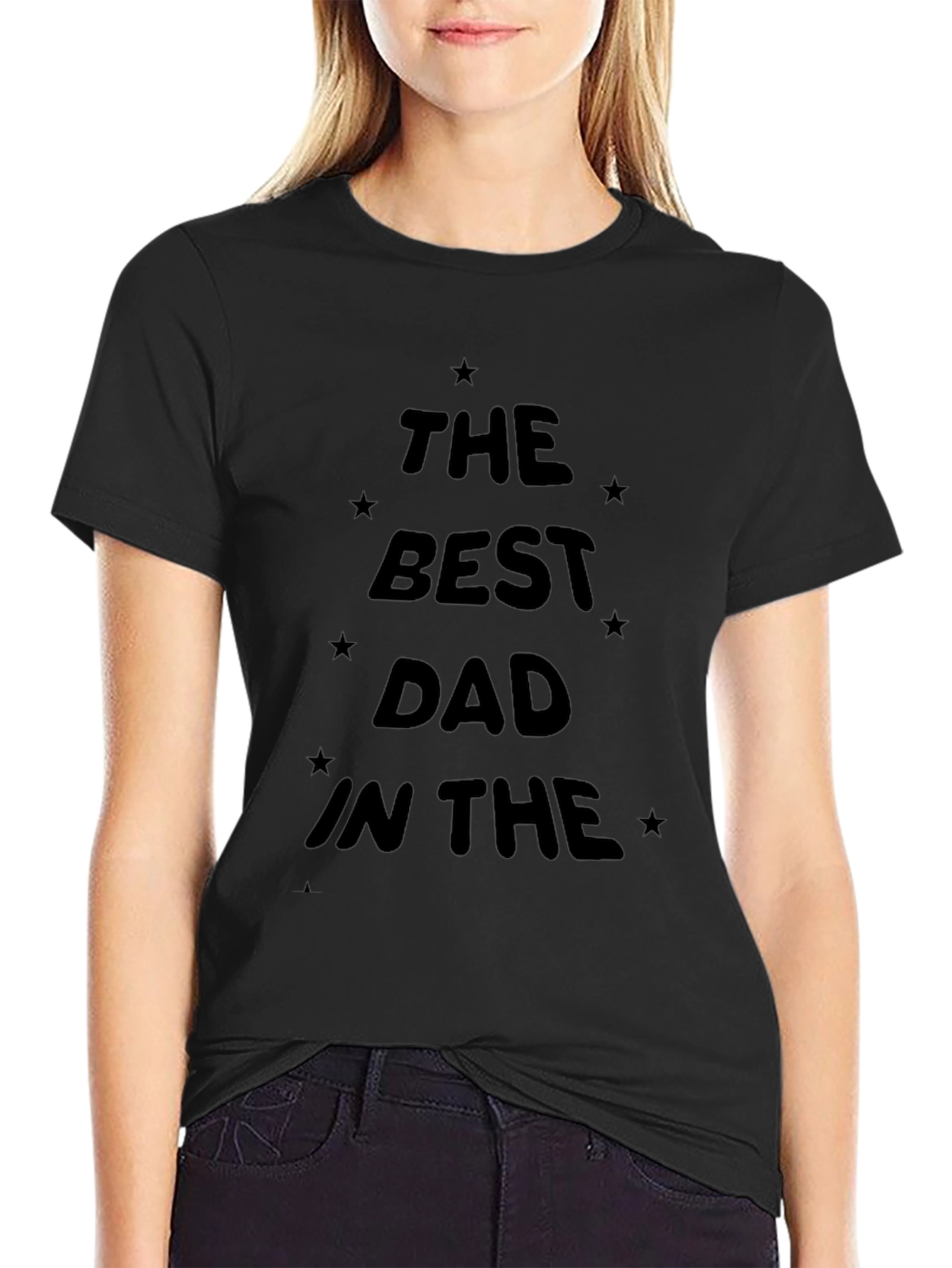 Best Dad T-Shirt | Black Graphic Tee