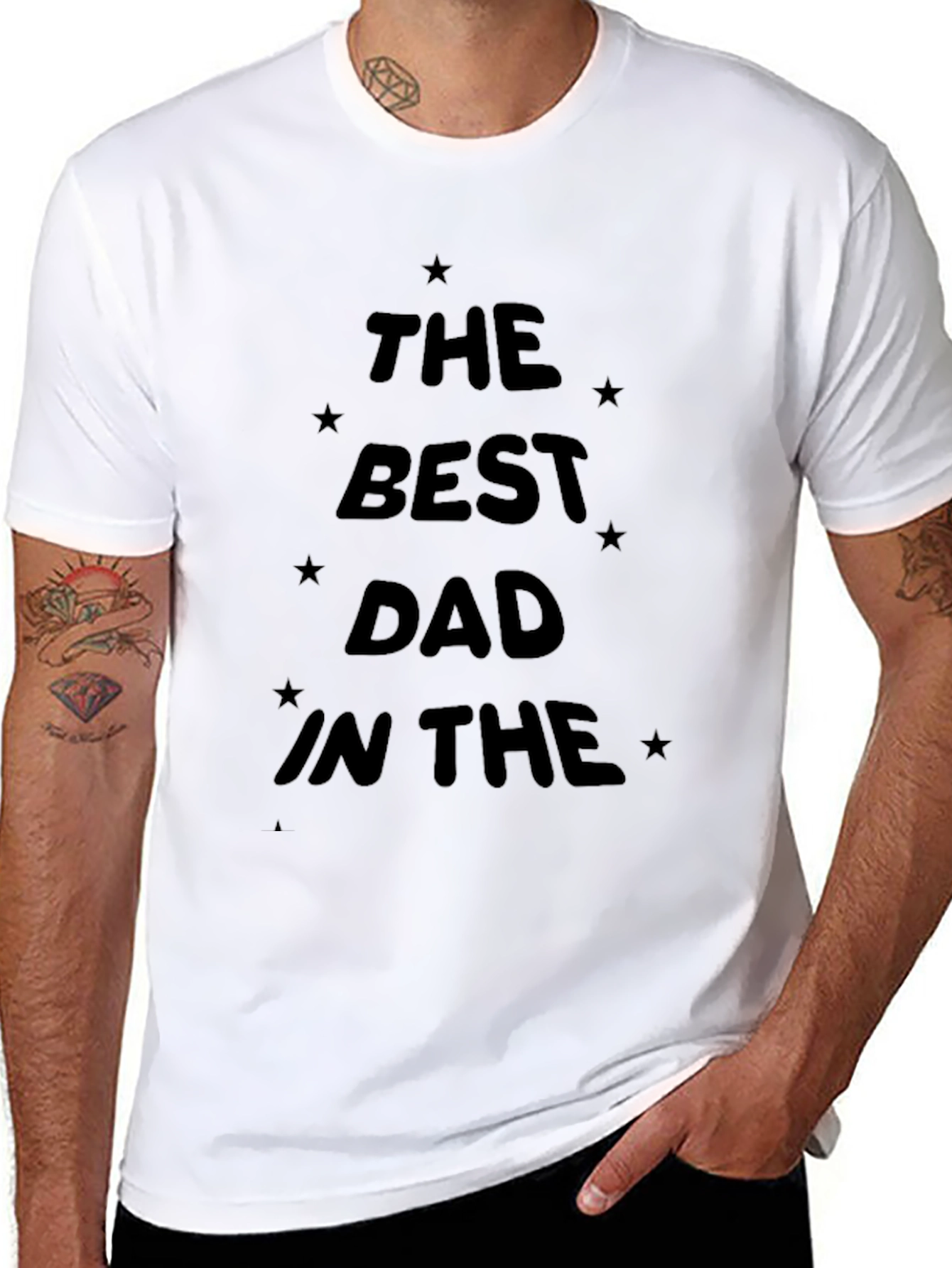 Best Dad T-Shirt | Black Graphic Tee