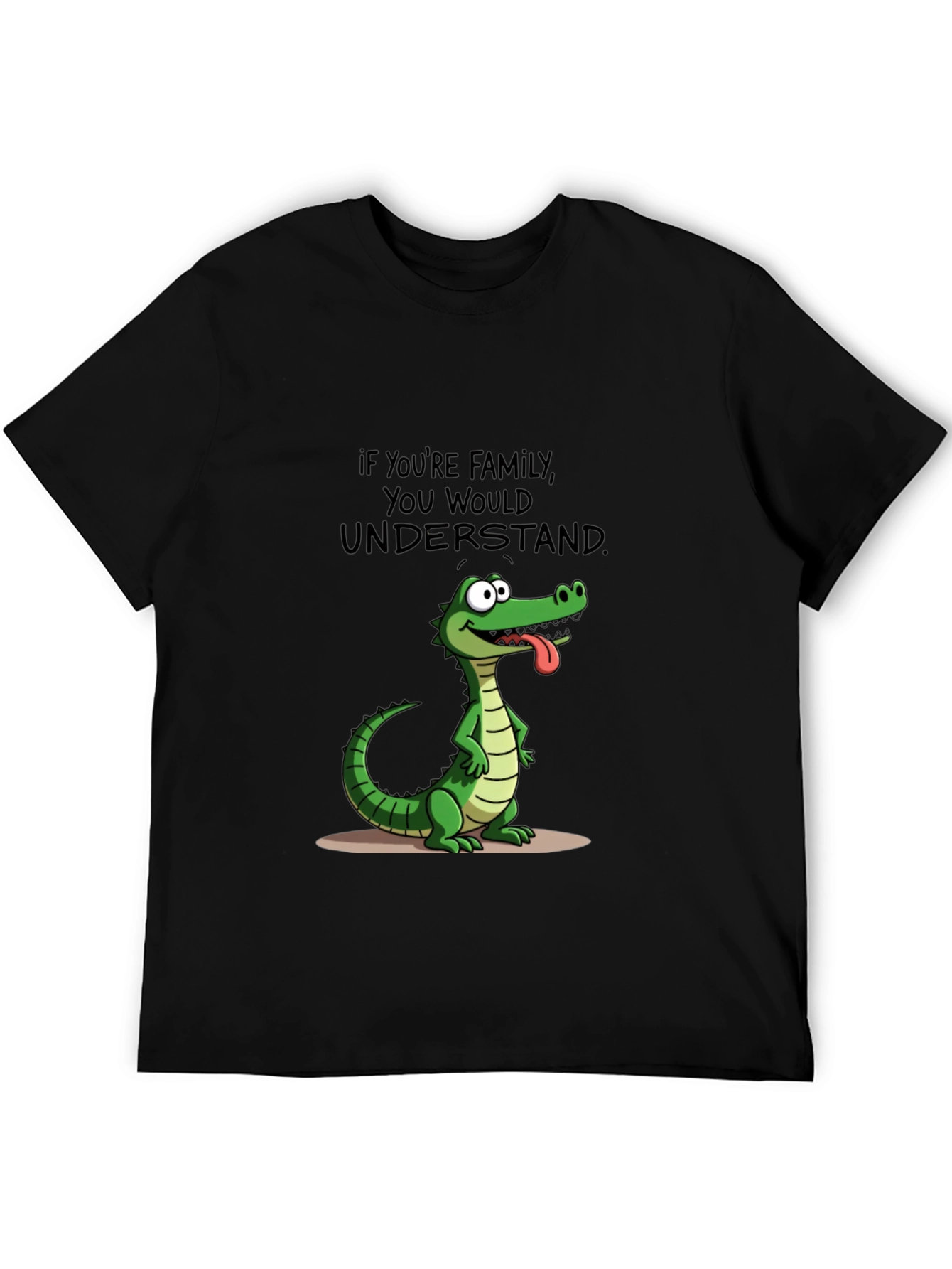 Family Humor T-Shirt: Crocodile Design