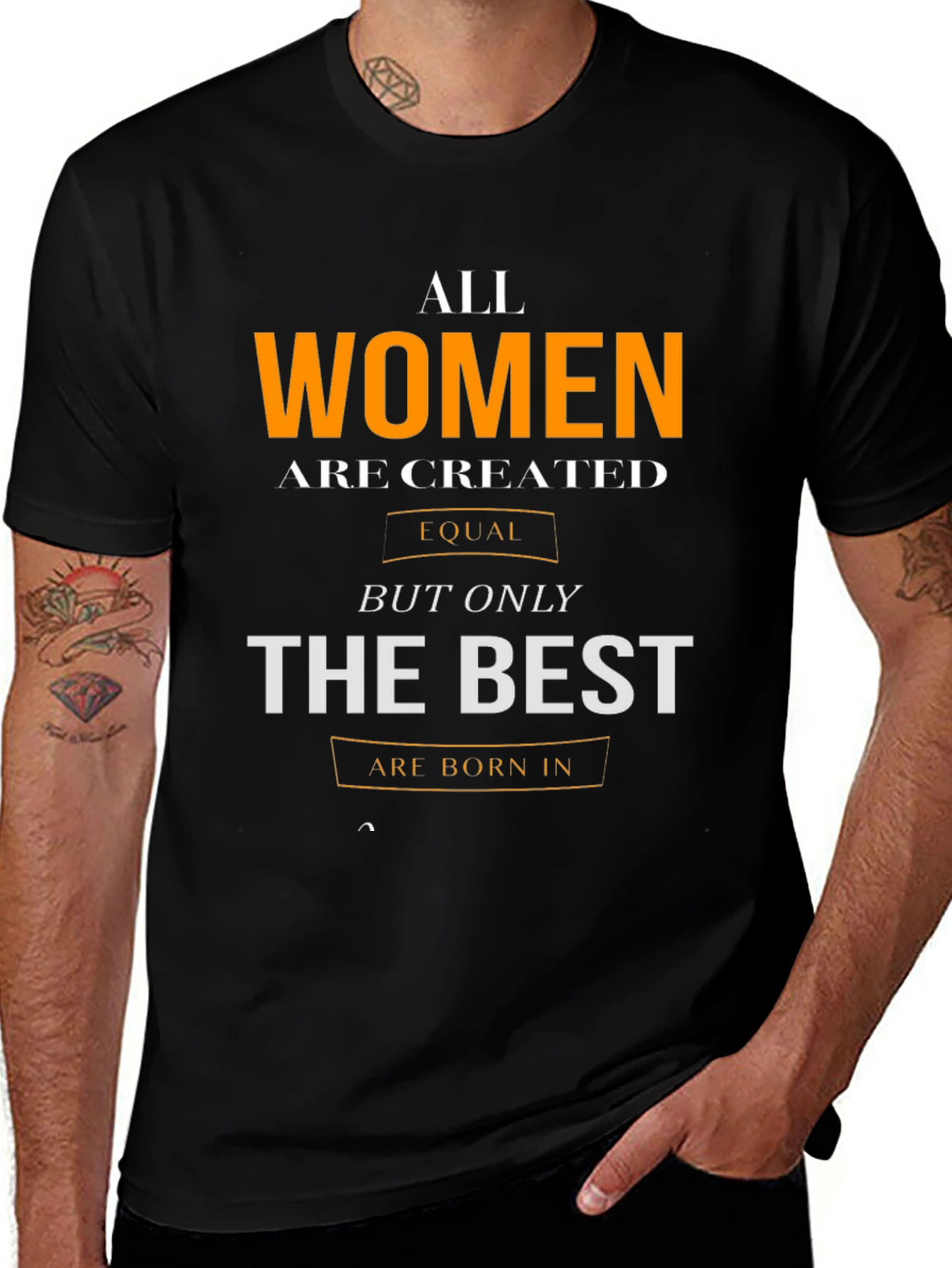 Womens Best Born In T-Shirt