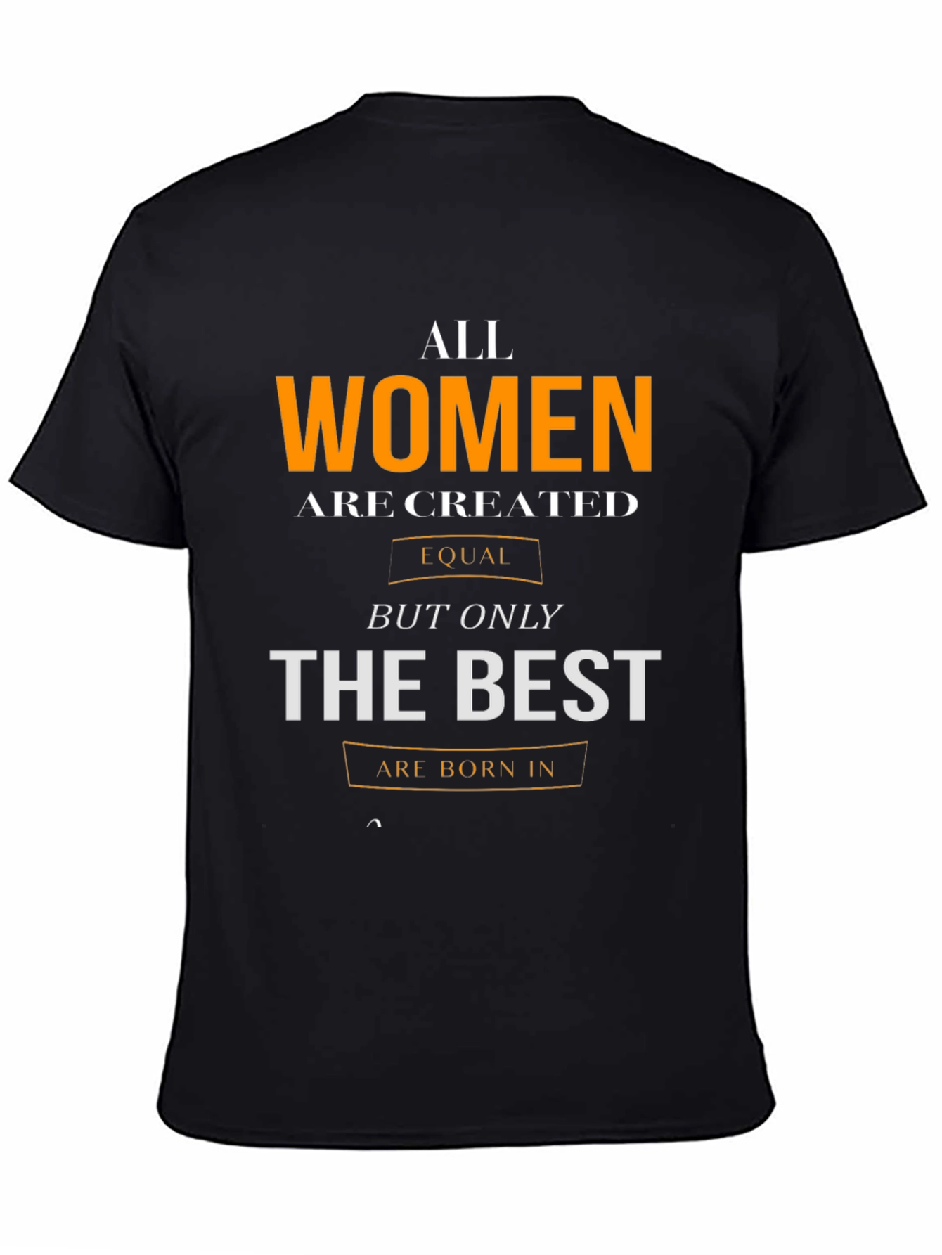 Womens Best Born In T-Shirt