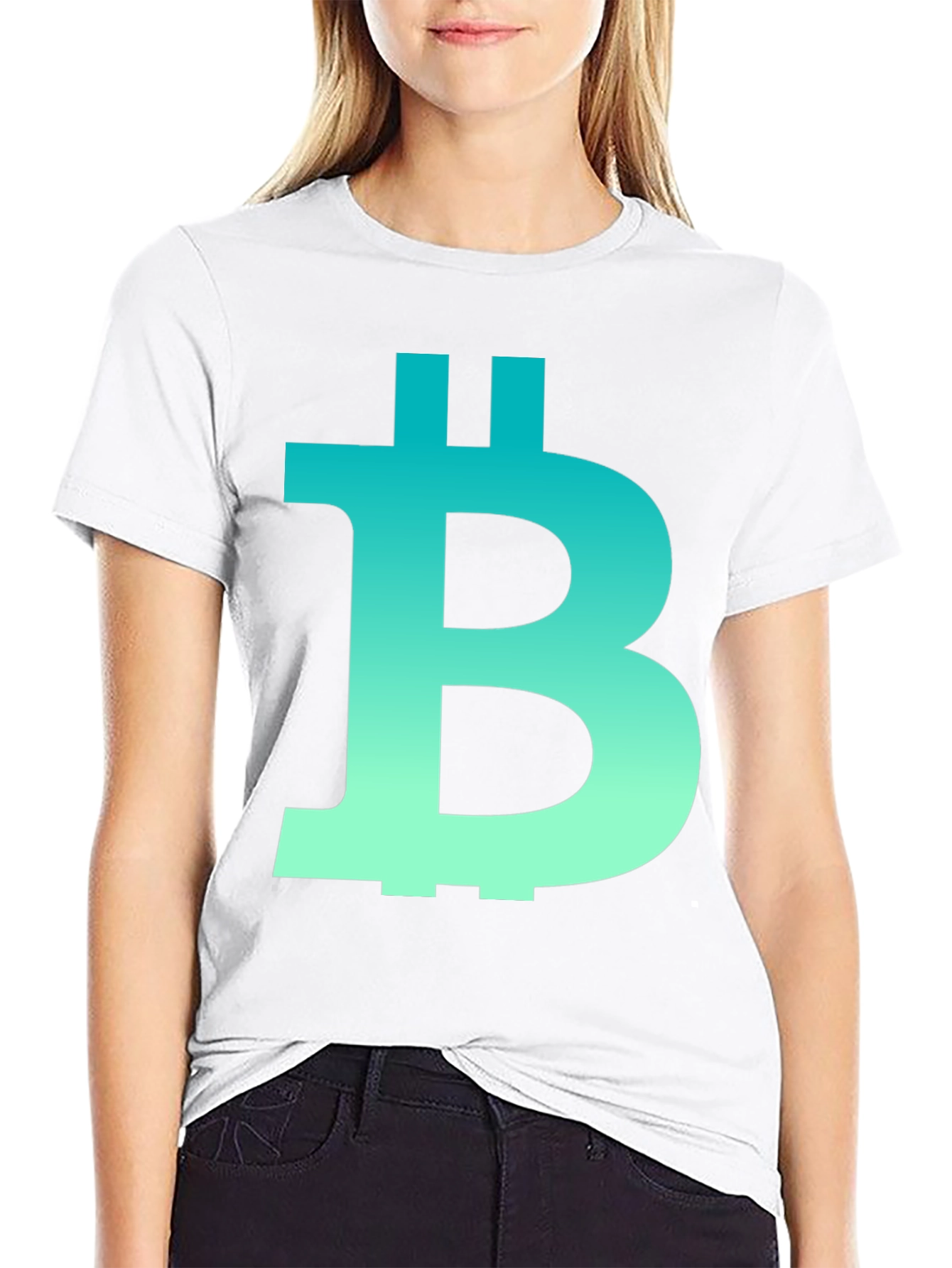 Bitcoin Symbol Graphic Tee - Crypto Fashion