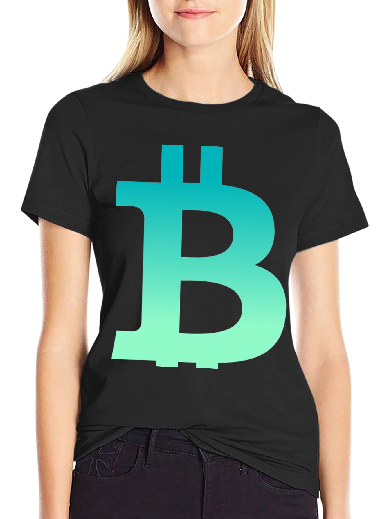 Bitcoin Symbol Graphic Tee - Crypto Fashion