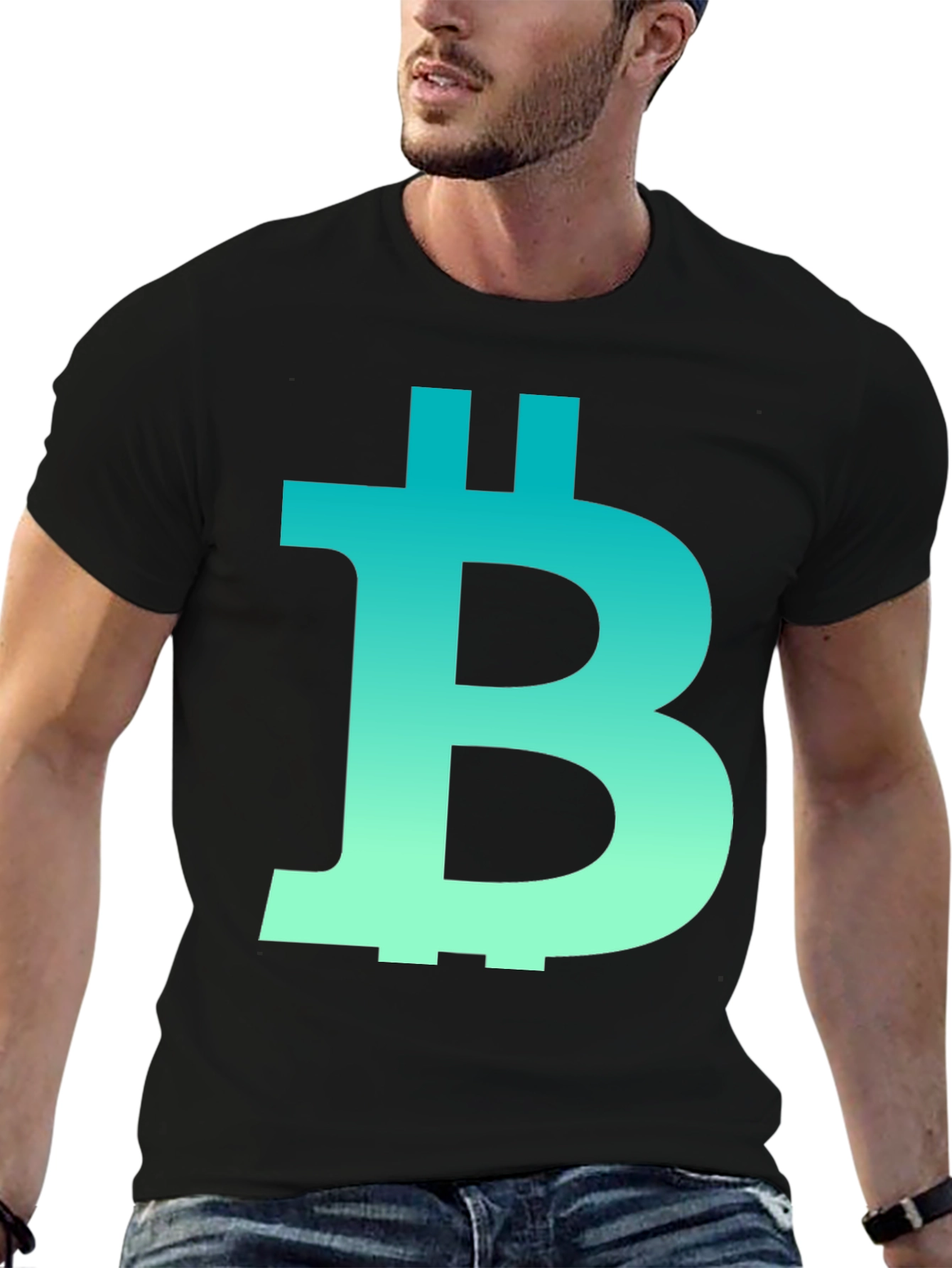 Bitcoin Symbol Graphic Tee - Crypto Fashion