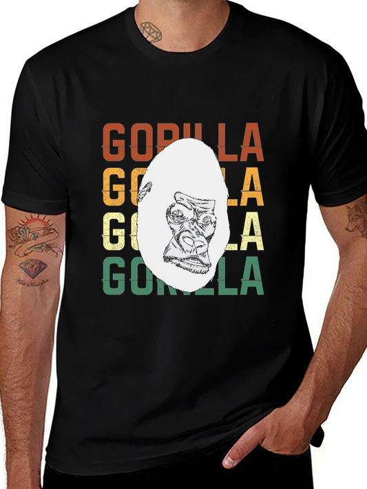 Vintage Gorilla T-Shirt - Retro Graphic Tee