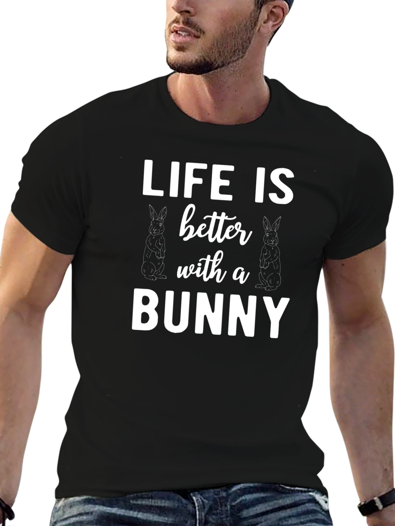 Life Is Better With a Bunny Graphic Tee