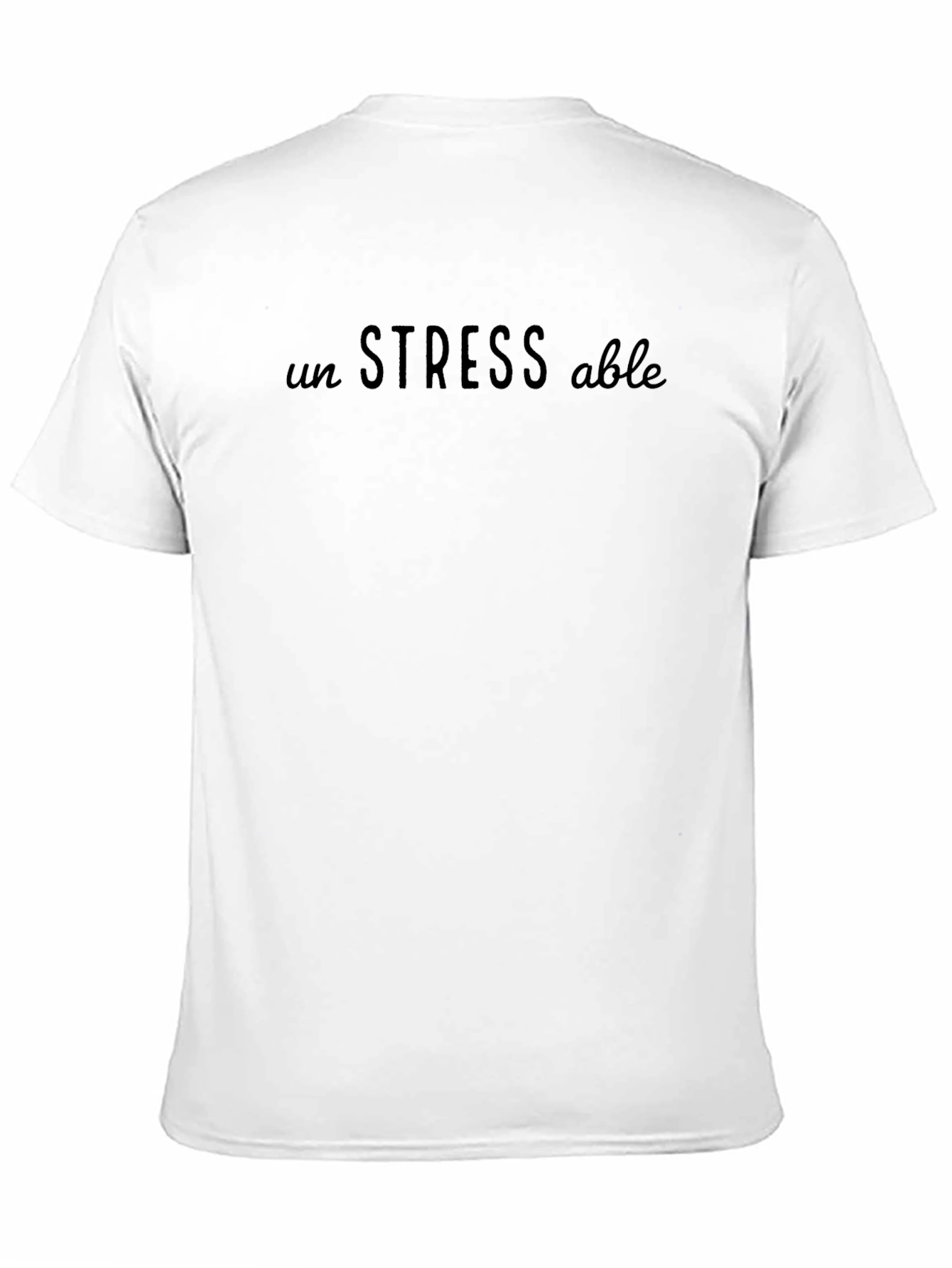 Unstressable Black Graphic T-Shirt