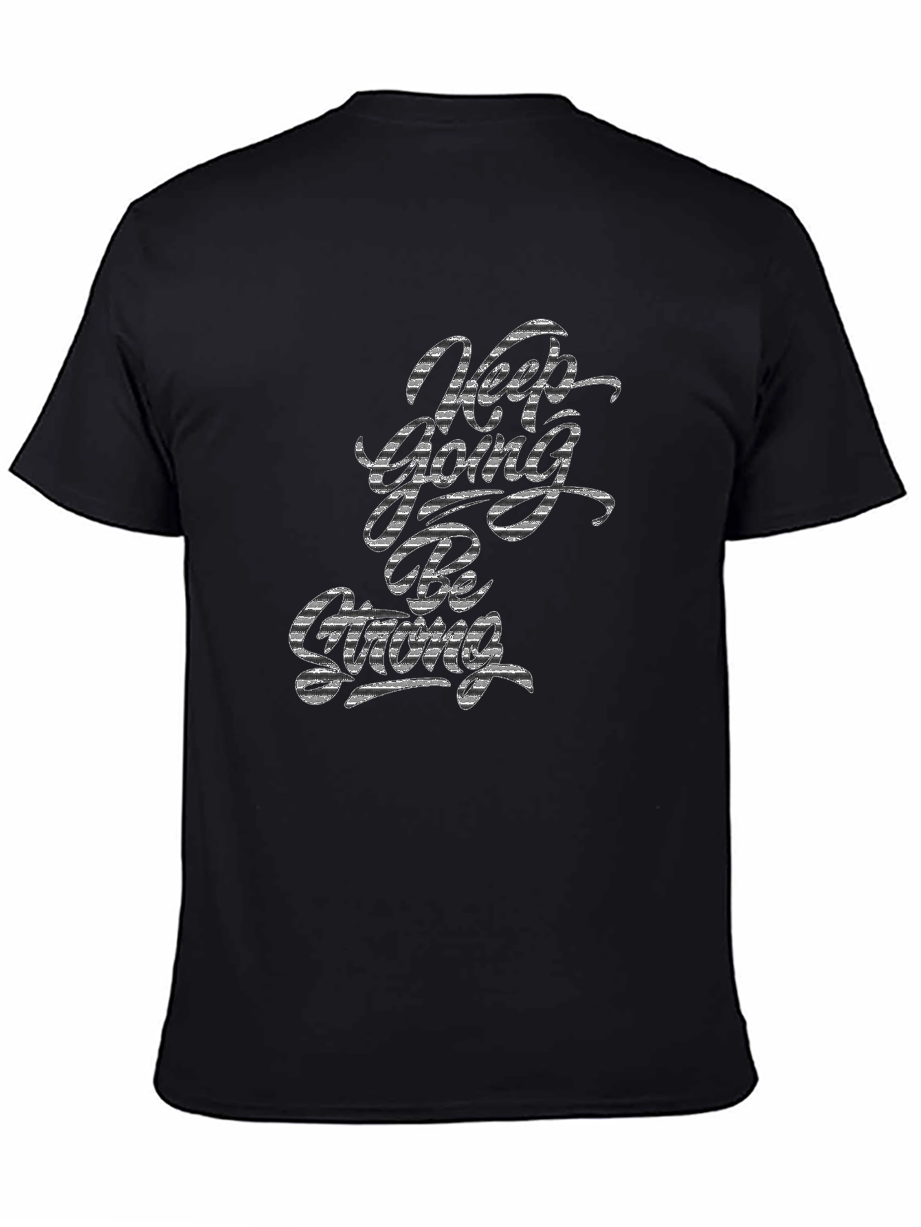 Keep Going Tee - Black Motivational T-Shirt