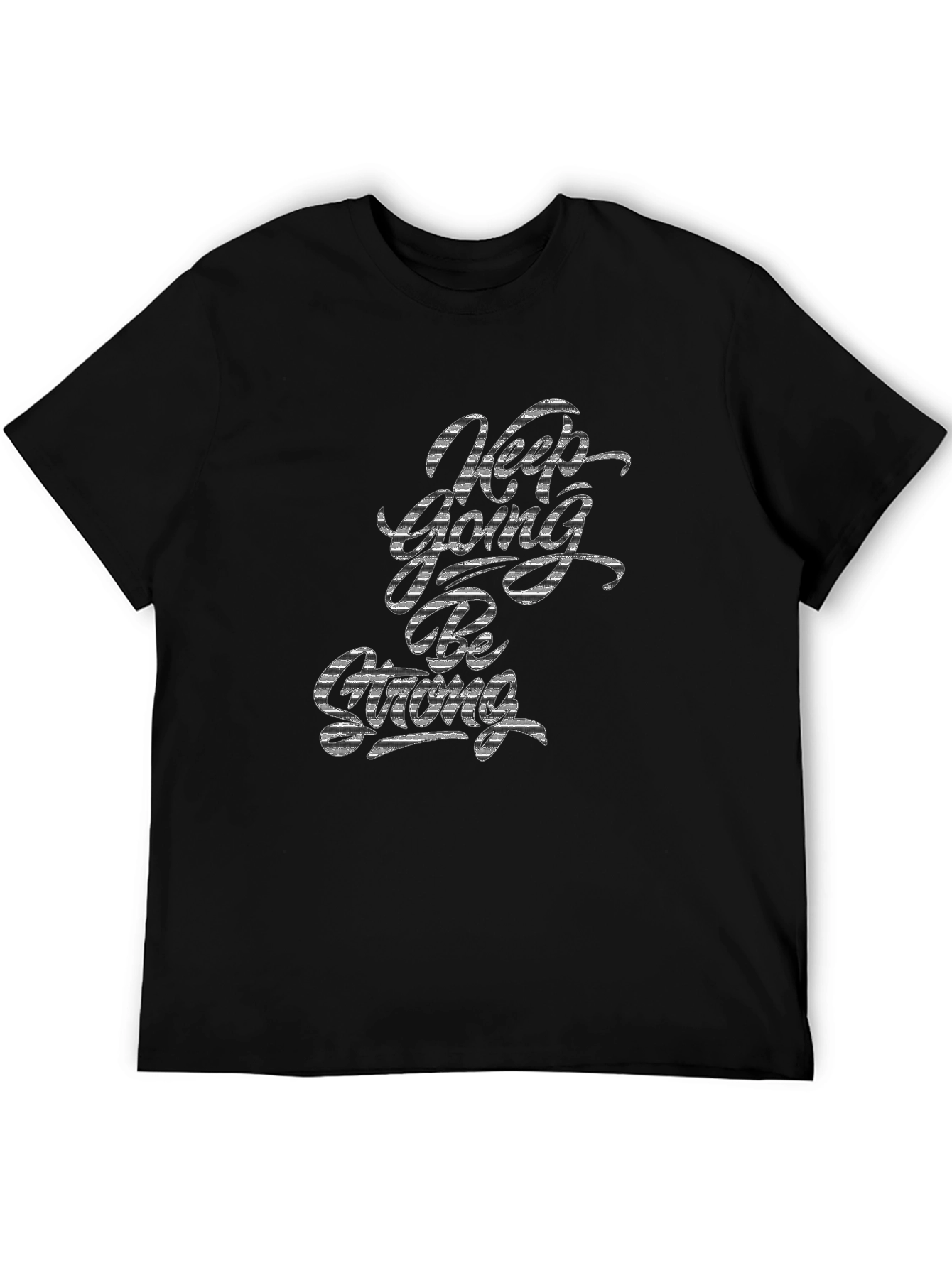 Keep Going Tee - Black Motivational T-Shirt