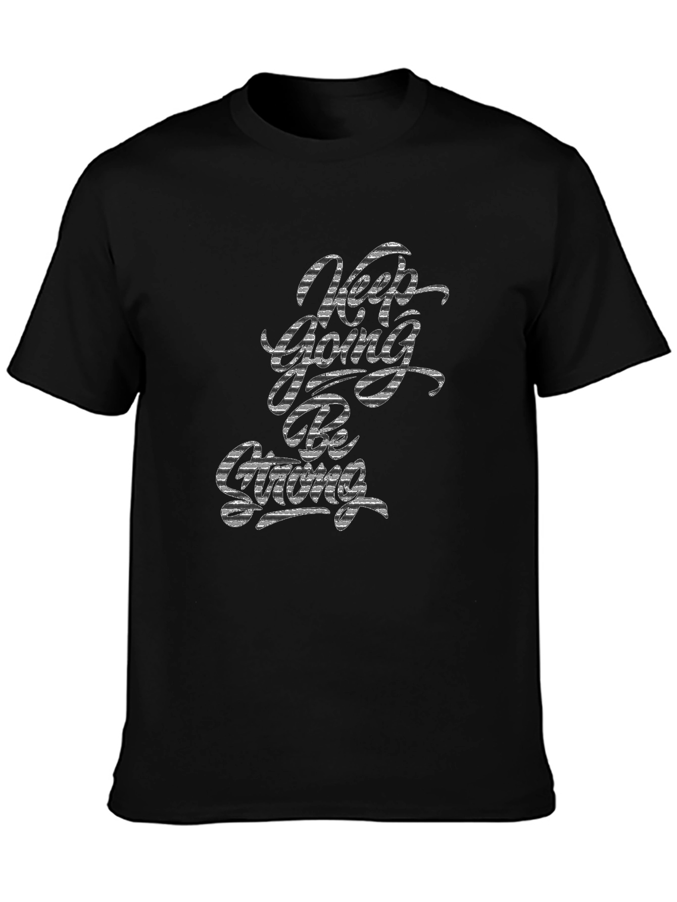 Keep Going Tee - Black Motivational T-Shirt