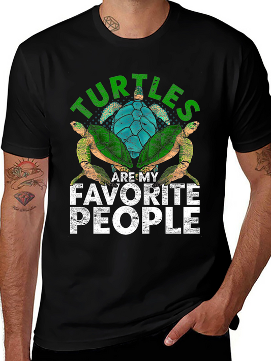 Turtles Are My Favorite People T-Shirt