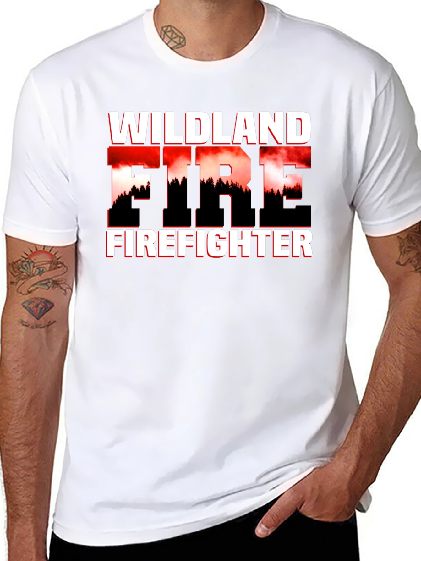 Wildland Firefighter Graphic T-Shirt