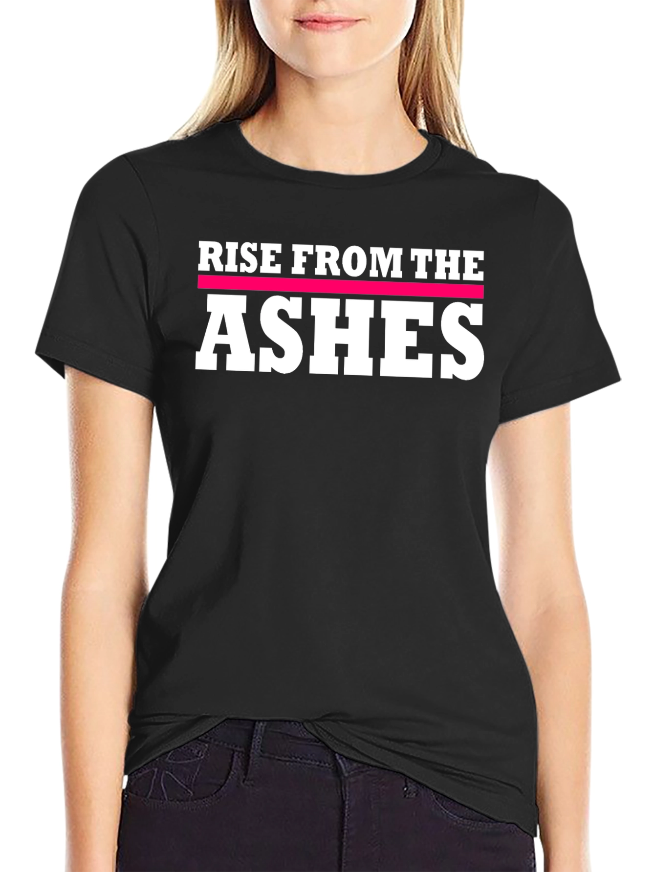 Rise From The Ashes Graphic Tee - Black