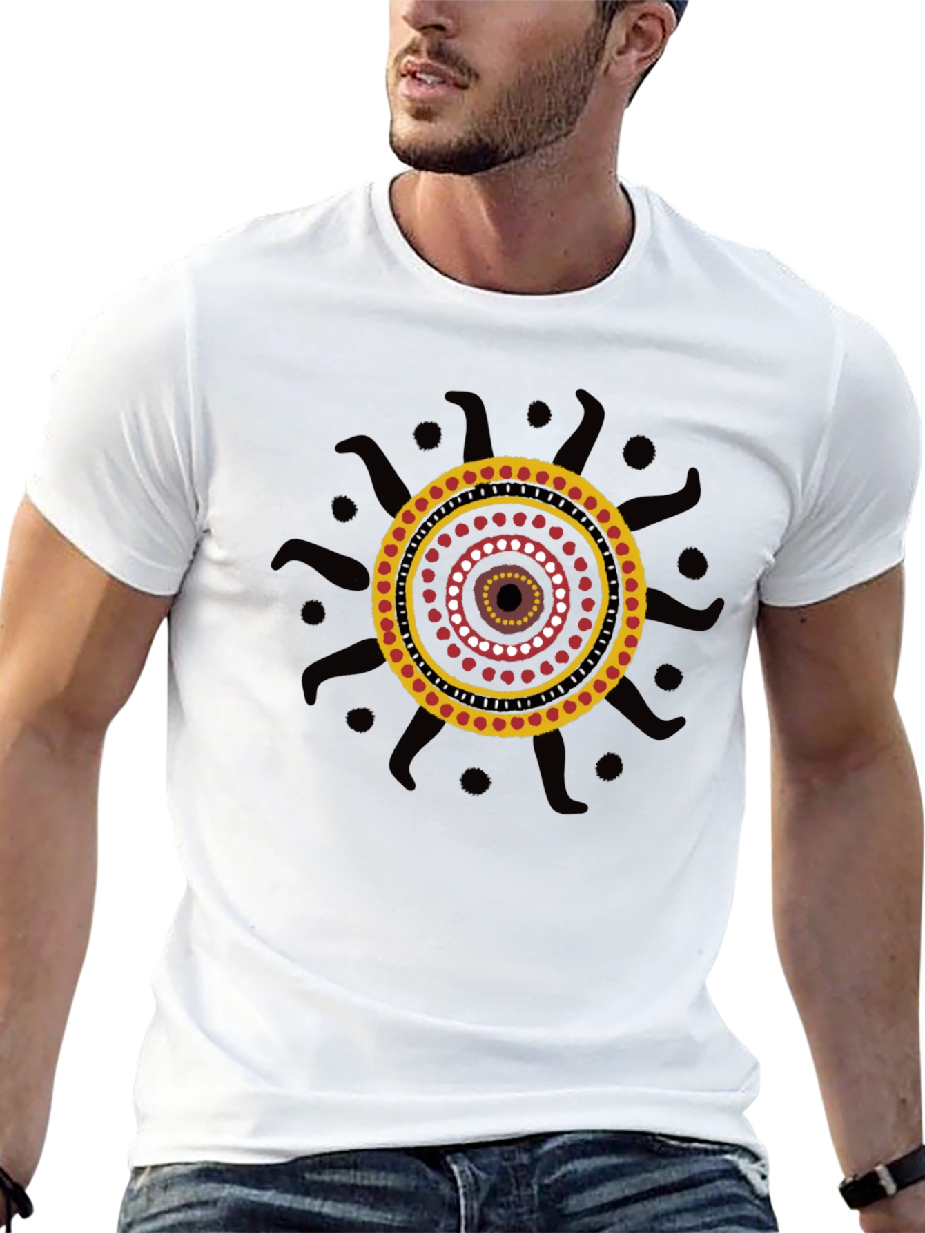 Aboriginal Art Black T-Shirt