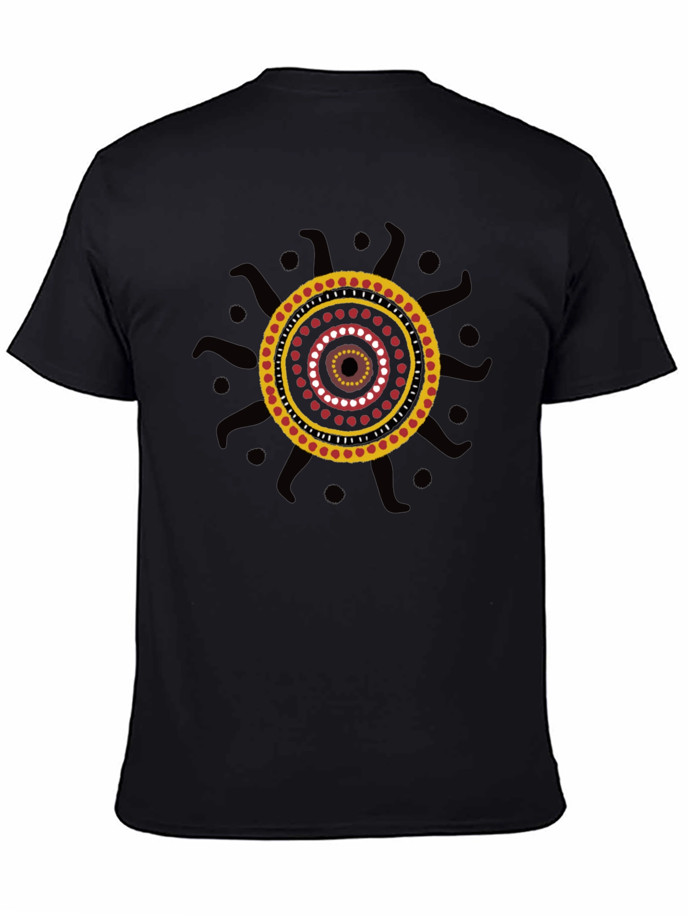 Aboriginal Art Black T-Shirt