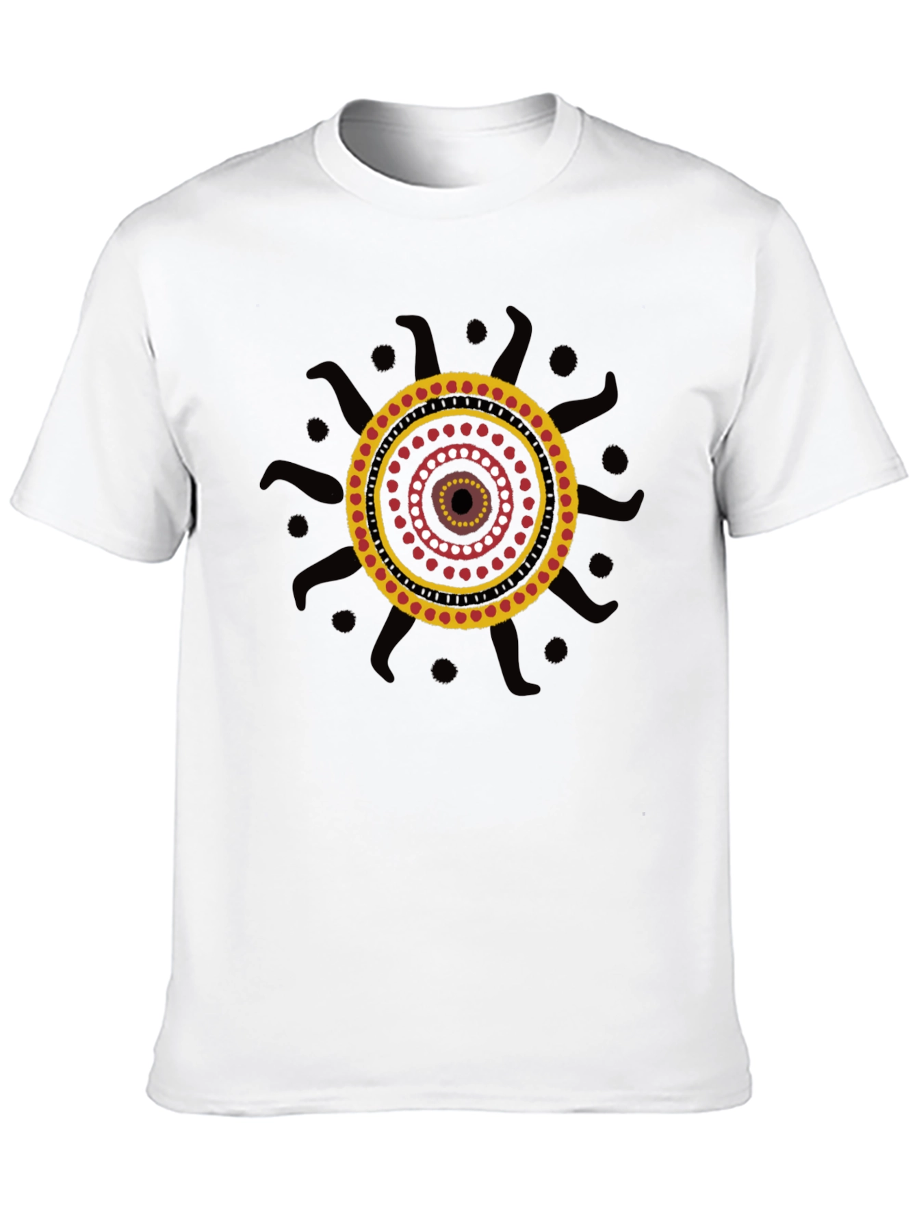 Aboriginal Art Black T-Shirt