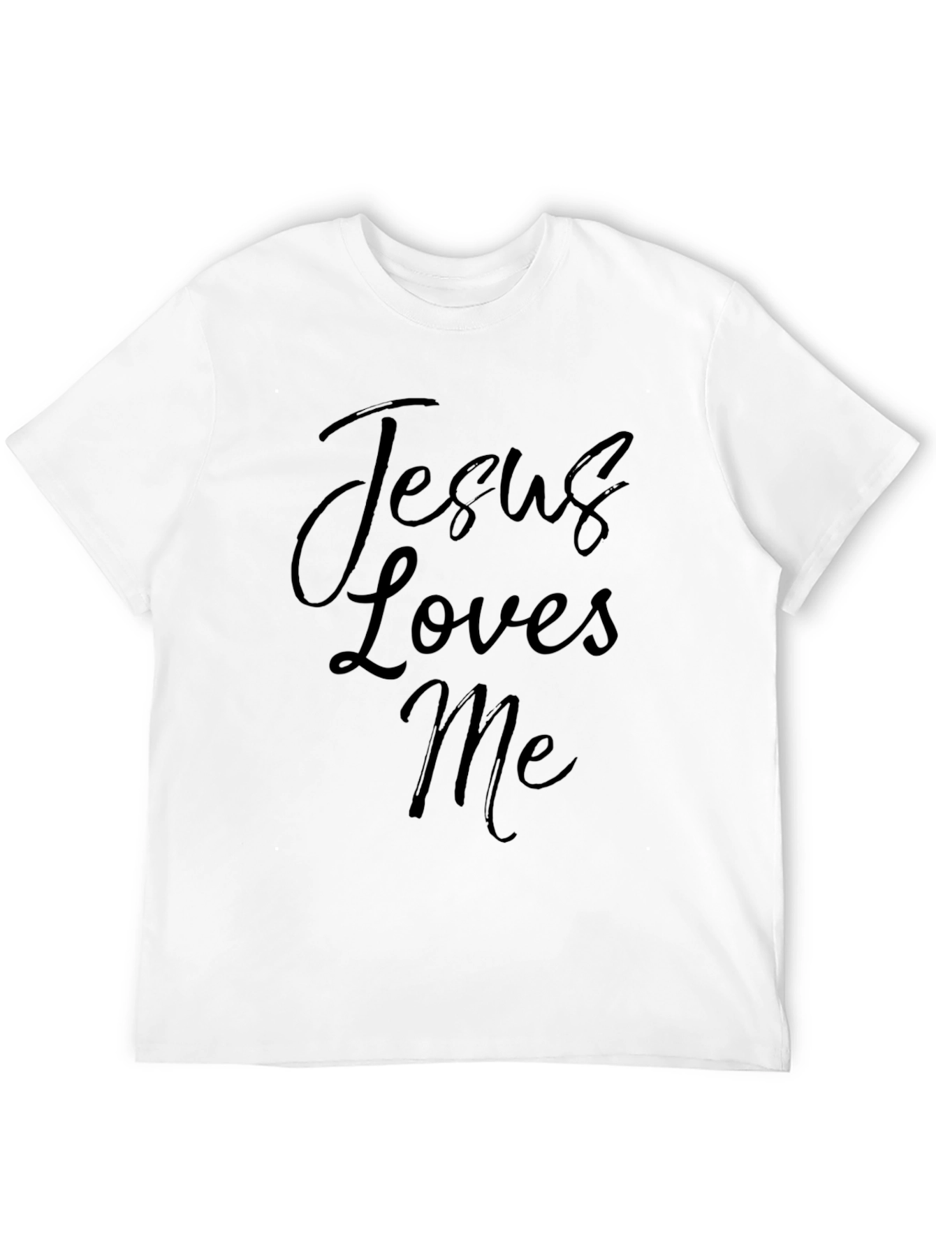 Jesus Loves Me Black T-Shirt