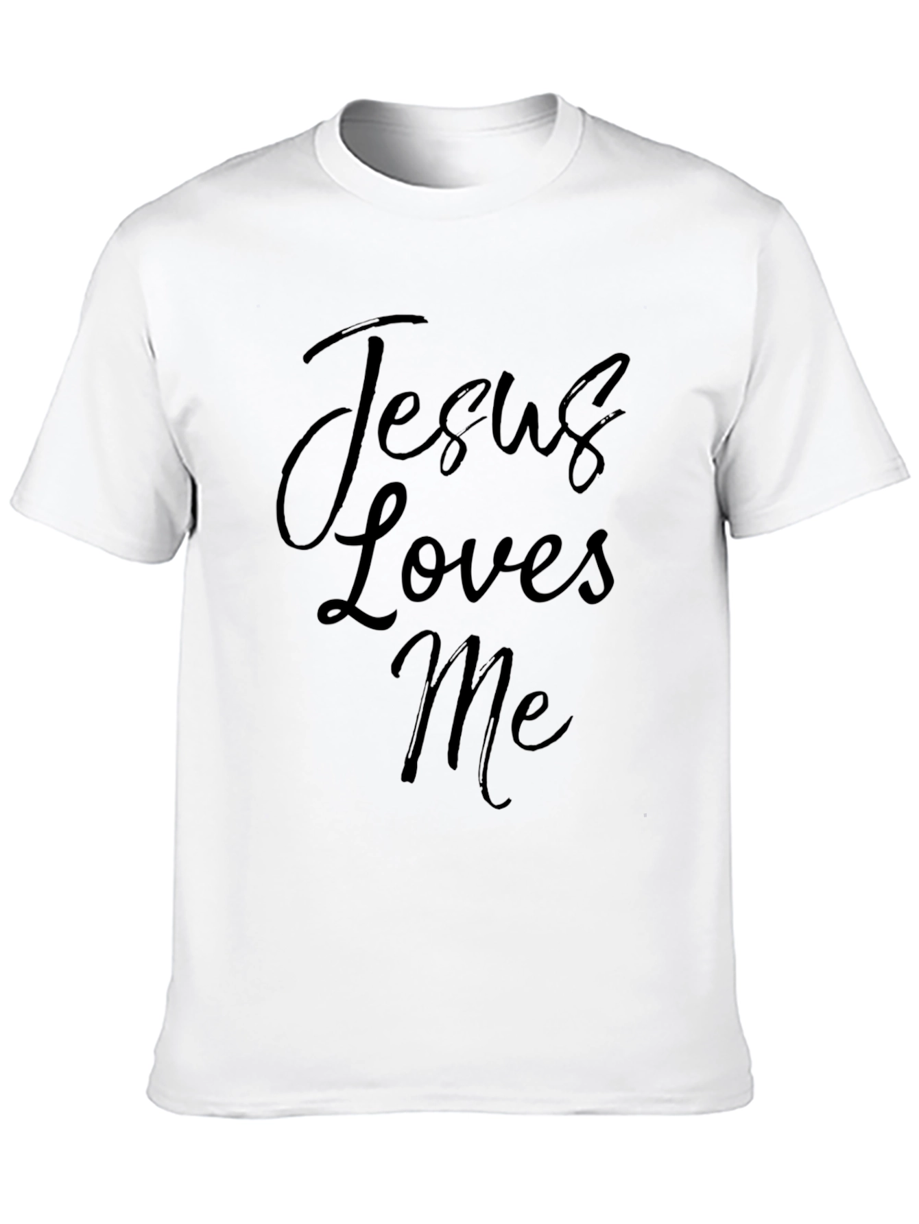Jesus Loves Me Black T-Shirt