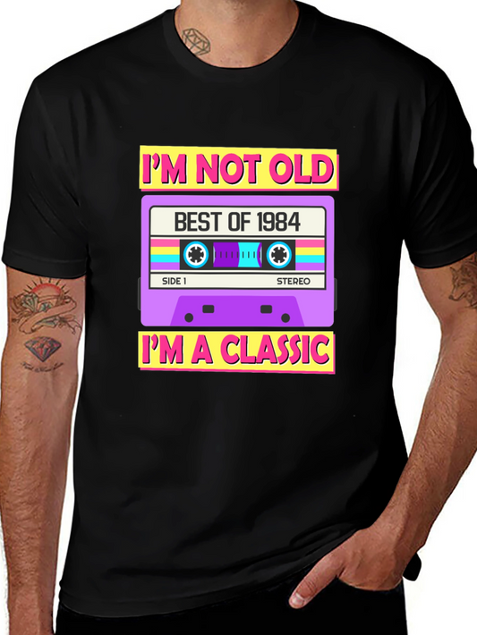 Retro Best of 1984 Cassette T-Shirt - Classic Birthday Gift