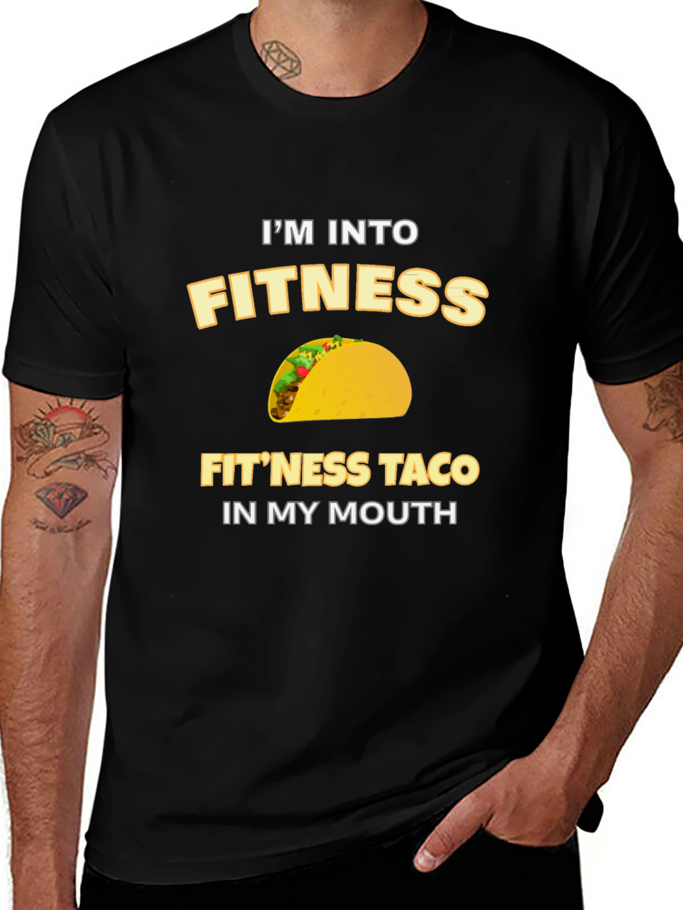Im Into Fitness Taco Graphic T-Shirt