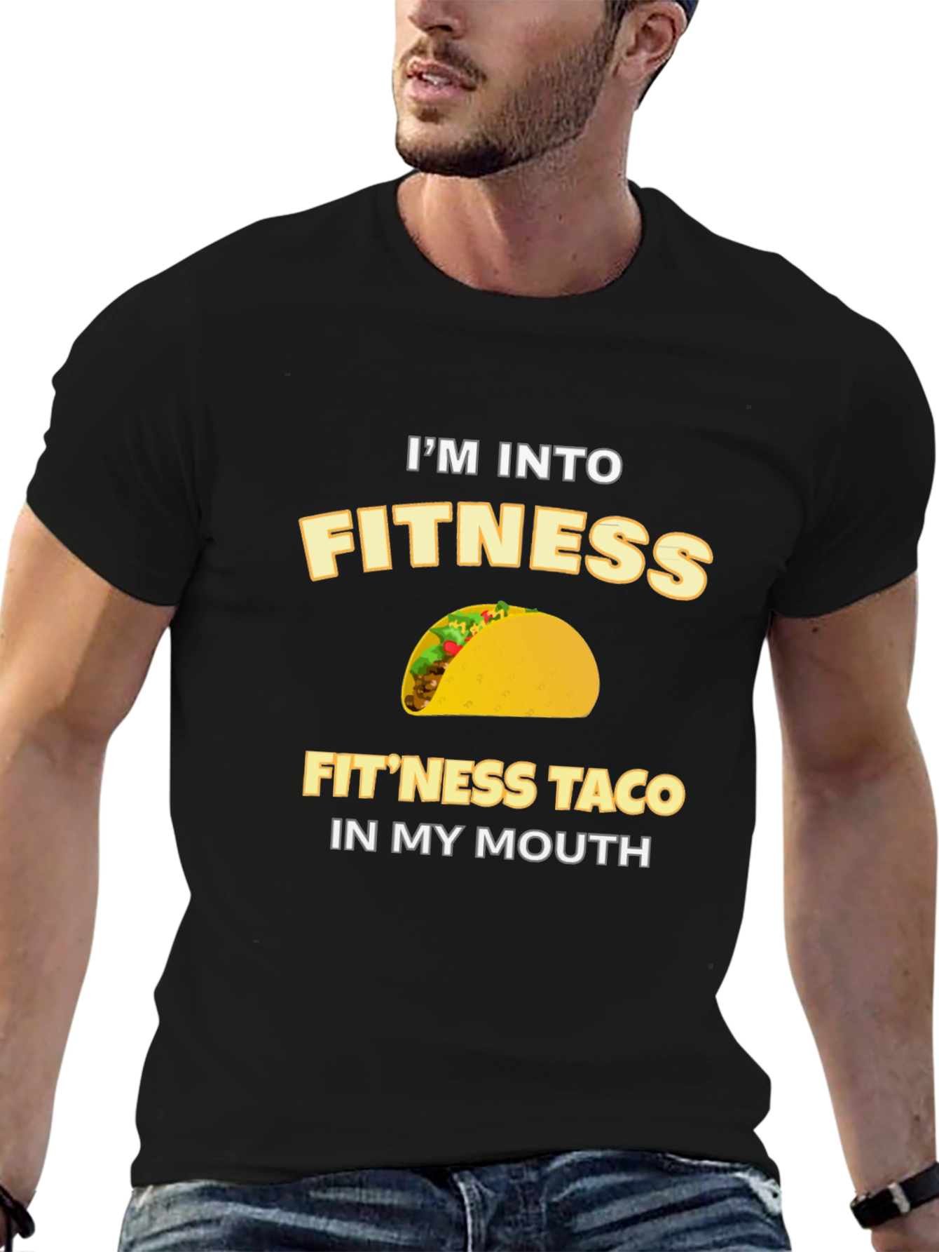 Im Into Fitness Taco Graphic T-Shirt