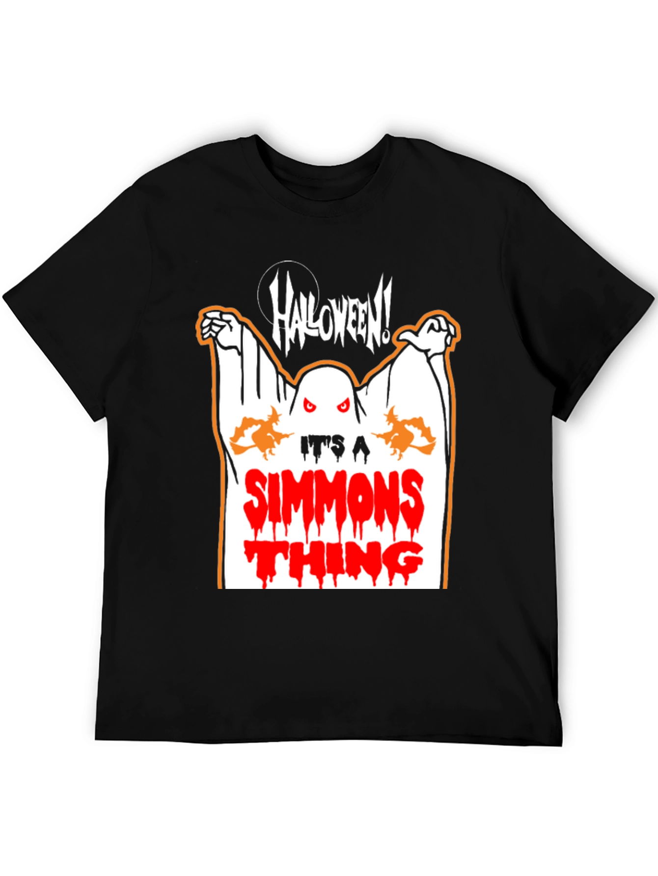 Halloween Simmons Thing Black T-Shirt