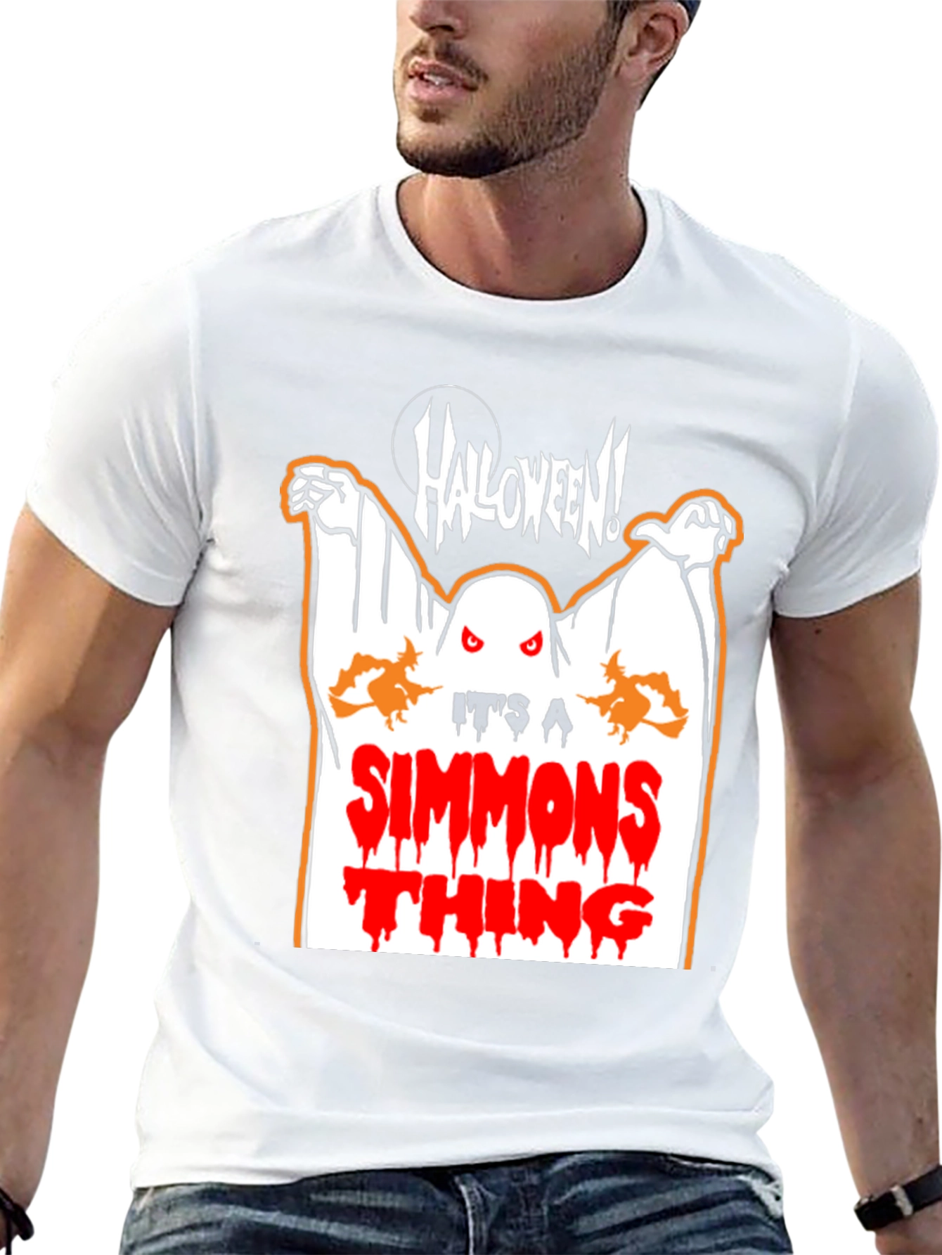 Halloween Simmons Thing Black T-Shirt