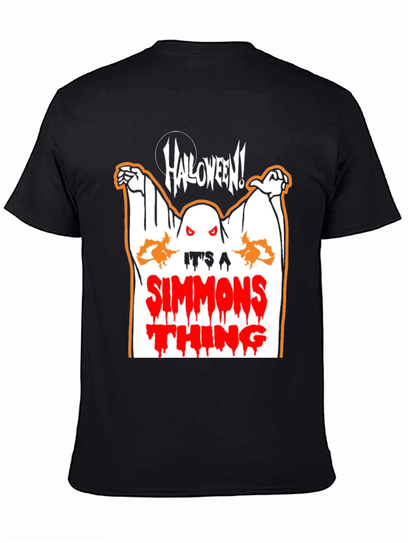 Halloween Simmons Thing Black T-Shirt