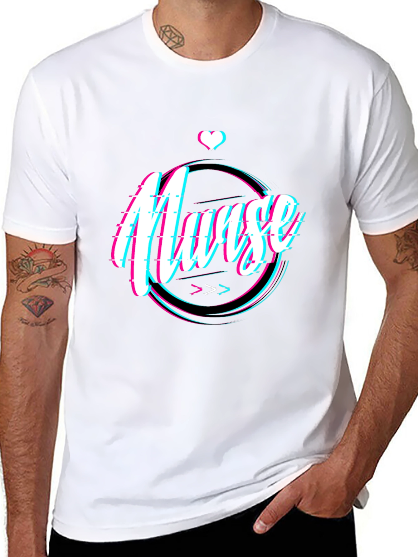Nurse Glitch T-Shirt - Unique Medical Apparel
