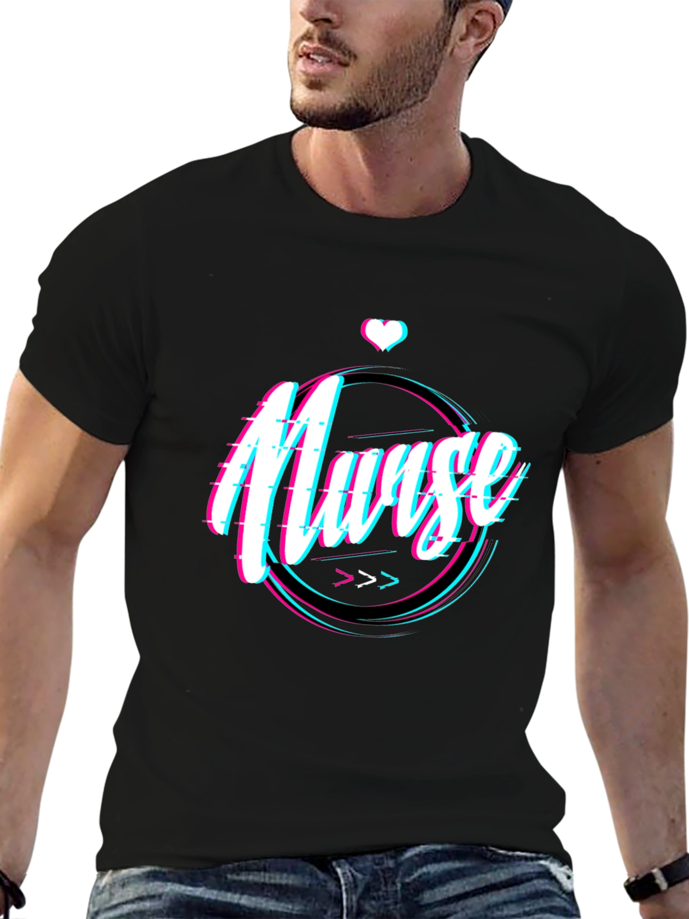 Nurse Glitch T-Shirt - Unique Medical Apparel