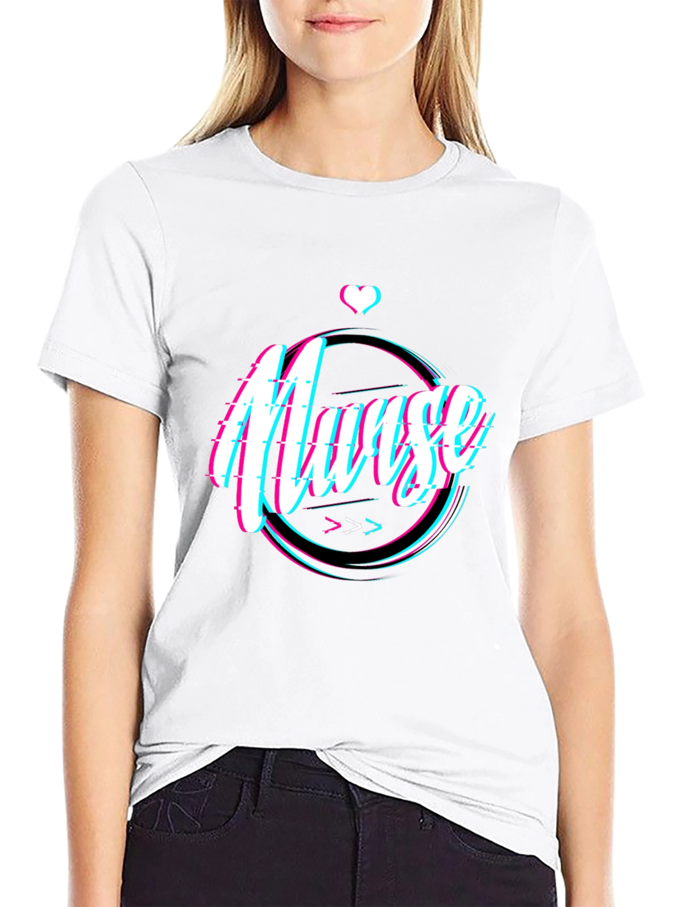 Nurse Glitch T-Shirt - Unique Medical Apparel