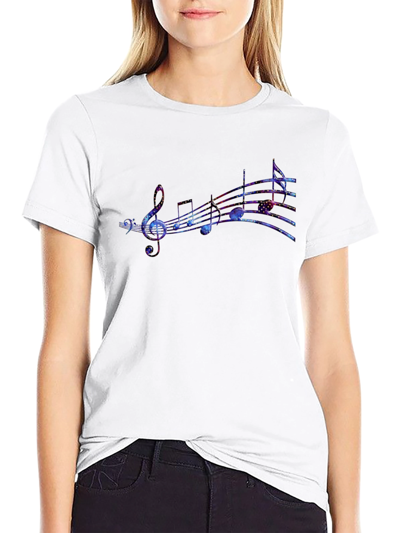 Musical Note T-Shirt - Artistic Design