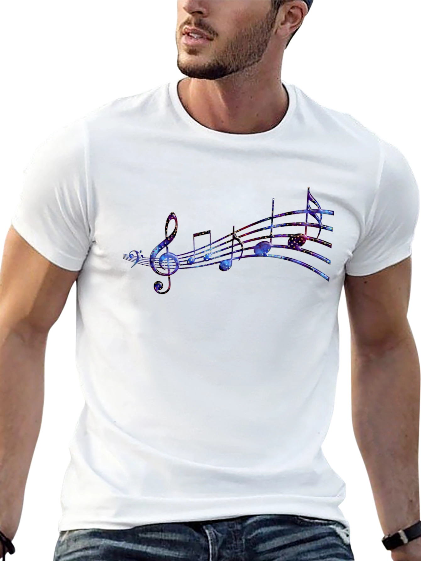 Musical Note T-Shirt - Artistic Design