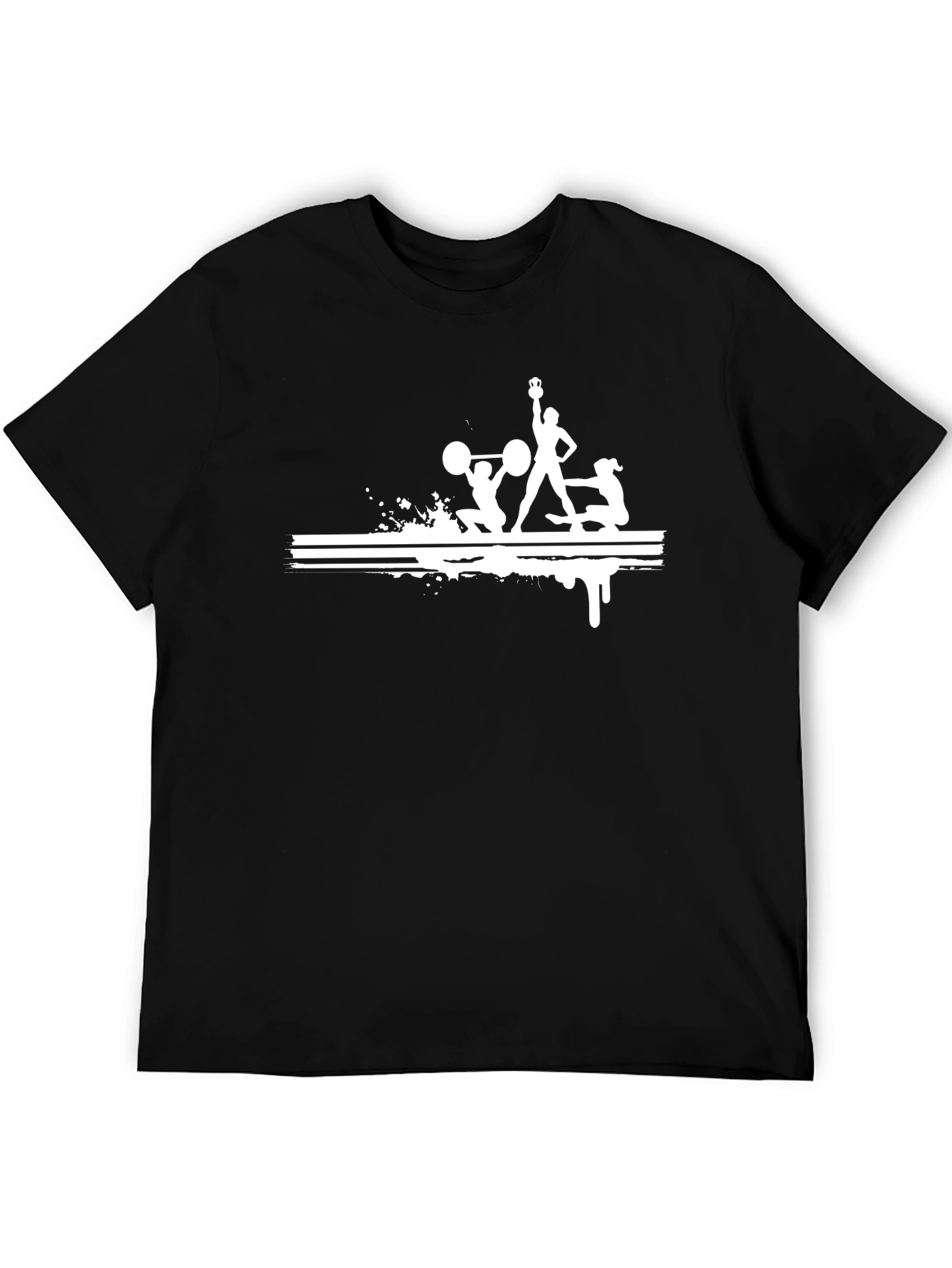 Weightlifting Graphic Tee - Black