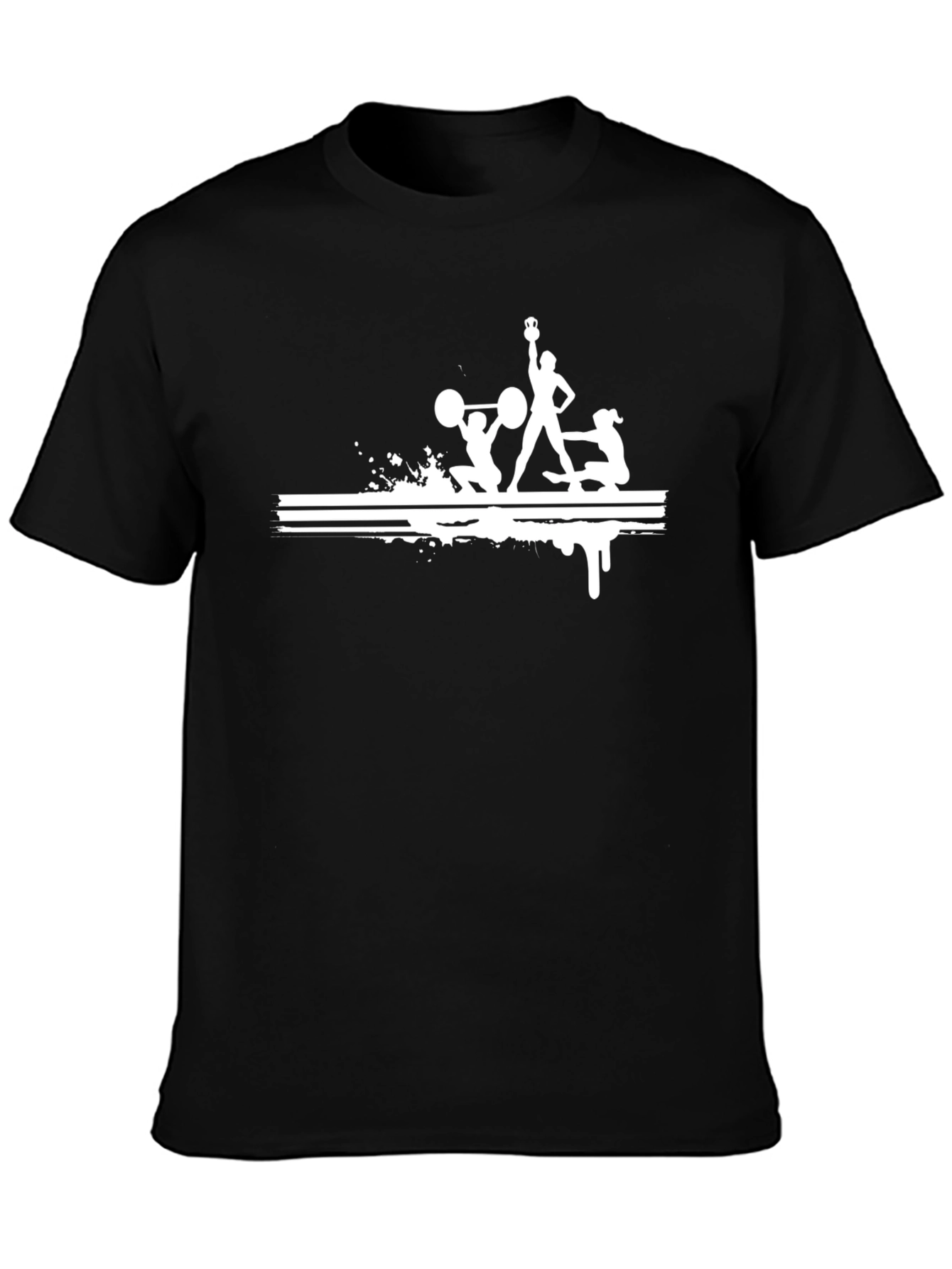 Weightlifting Graphic Tee - Black