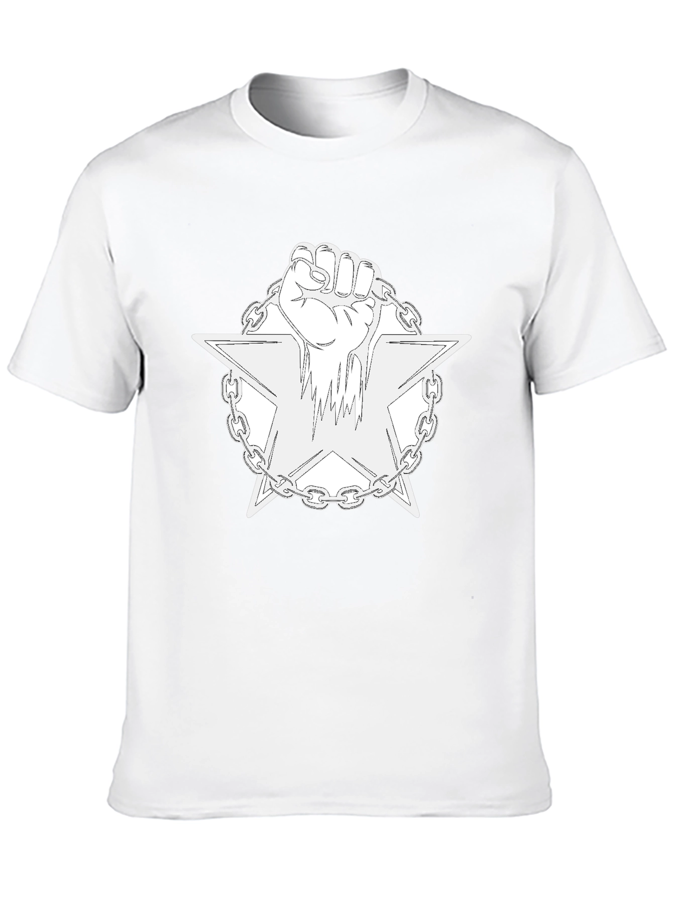 Fist & Star Graphic Tee - Black