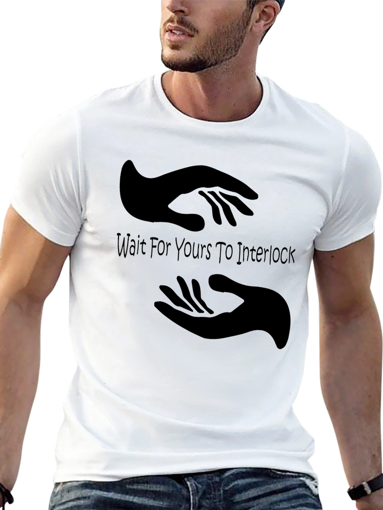 Interlocking Hands Graphic Tee - Wait For Yours