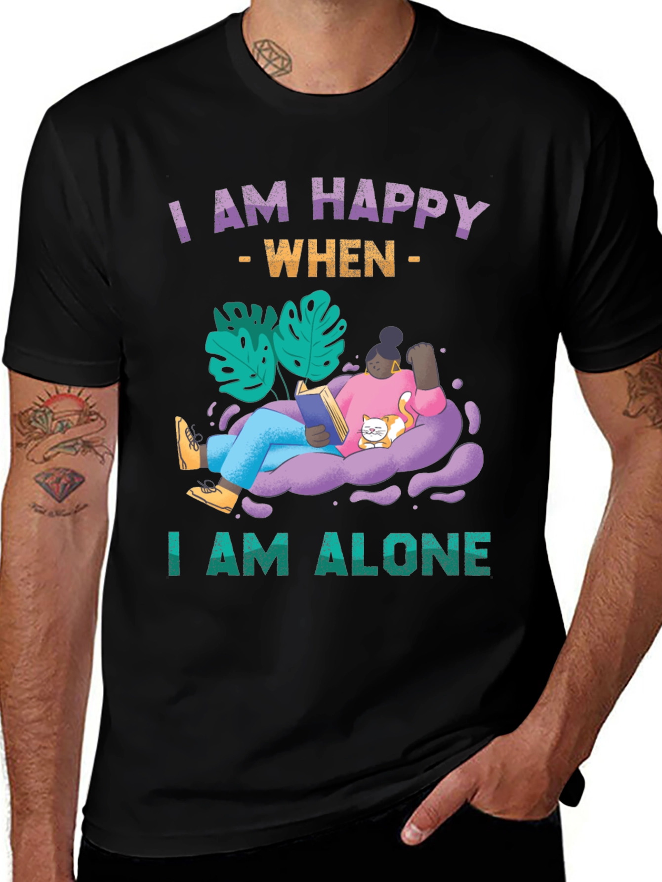 I am Happy When I am Alone T-Shirt