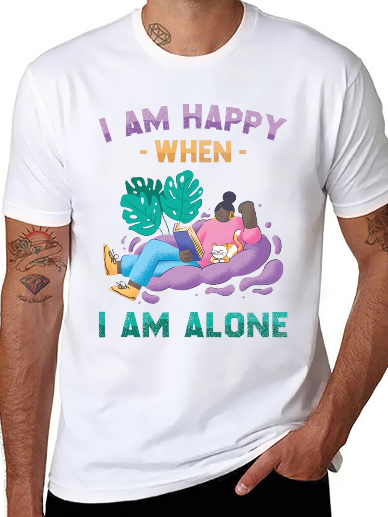 I am Happy When I am Alone T-Shirt