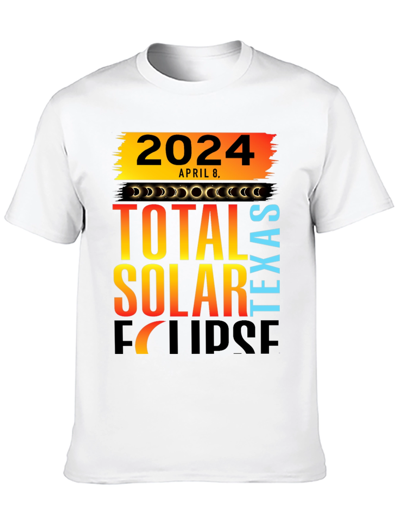2024 Total Solar Eclipse Texas T-Shirt