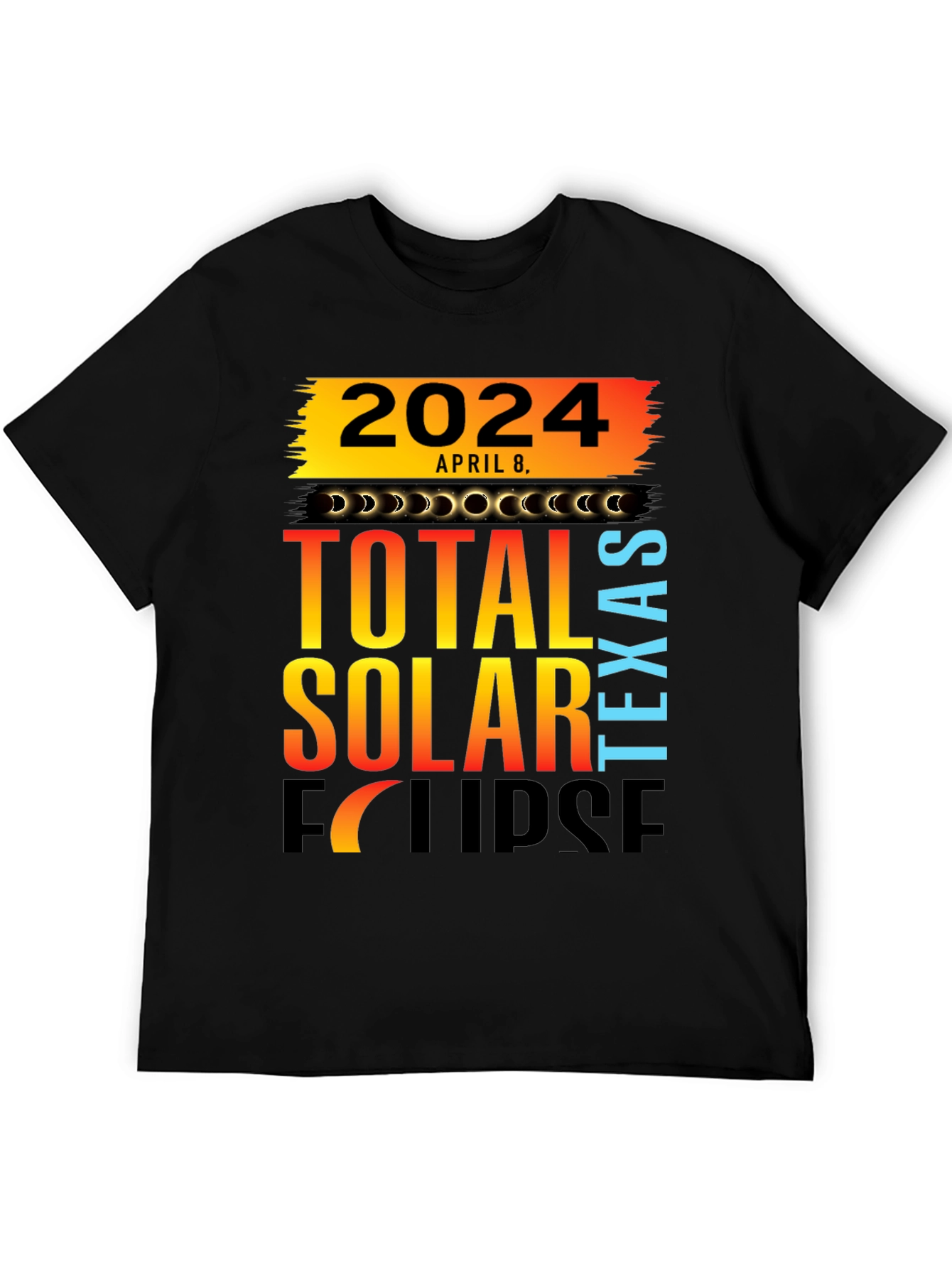 2024 Total Solar Eclipse Texas T-Shirt
