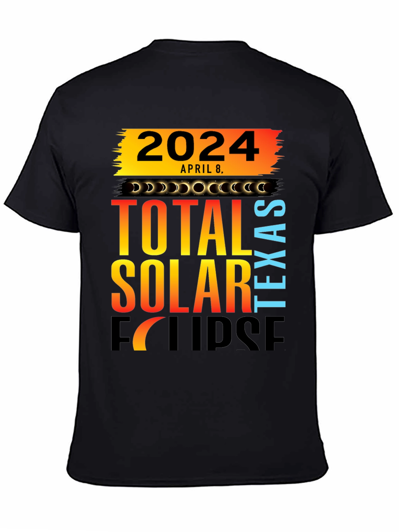 2024 Total Solar Eclipse Texas T-Shirt