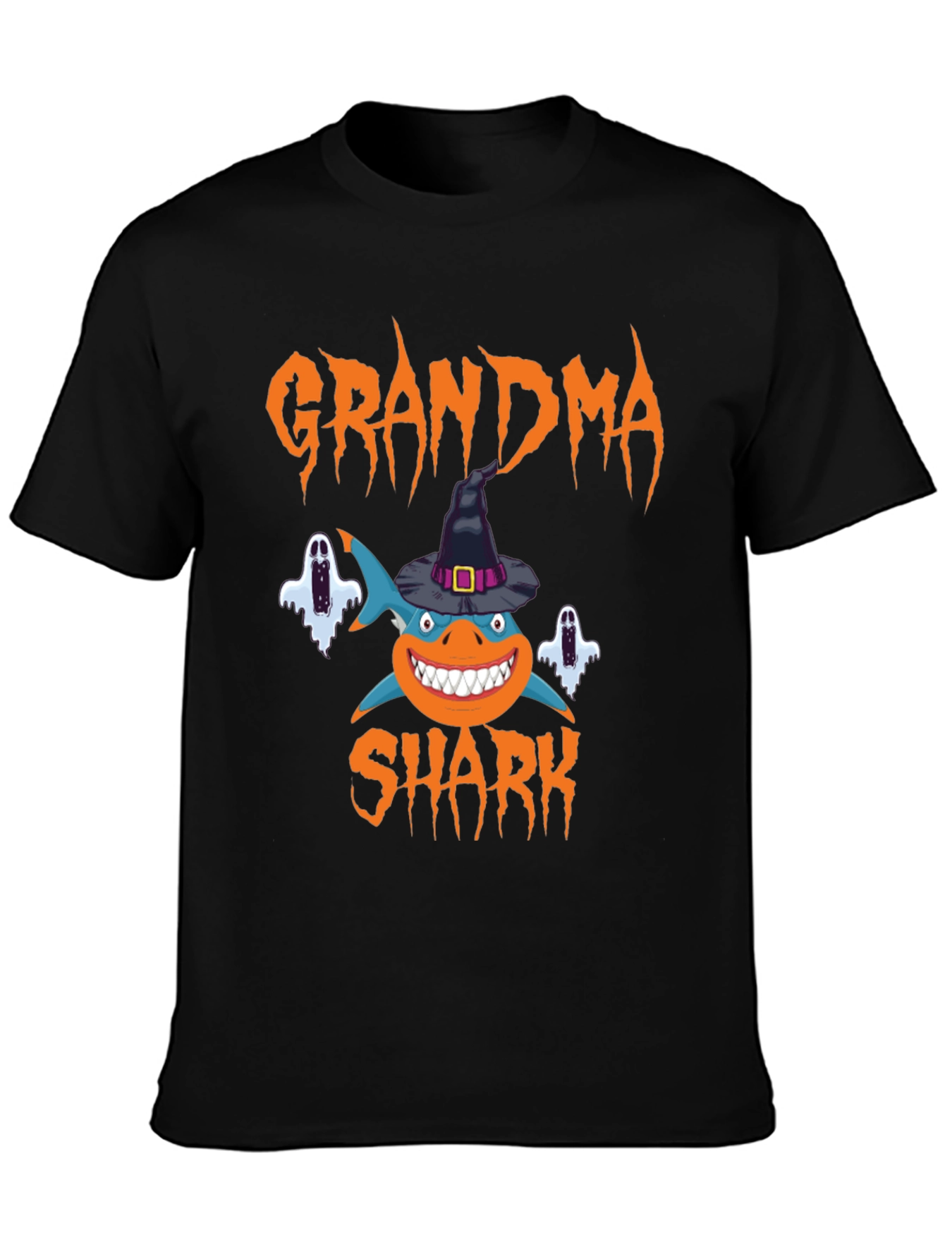 Grandma Shark Halloween T-Shirt