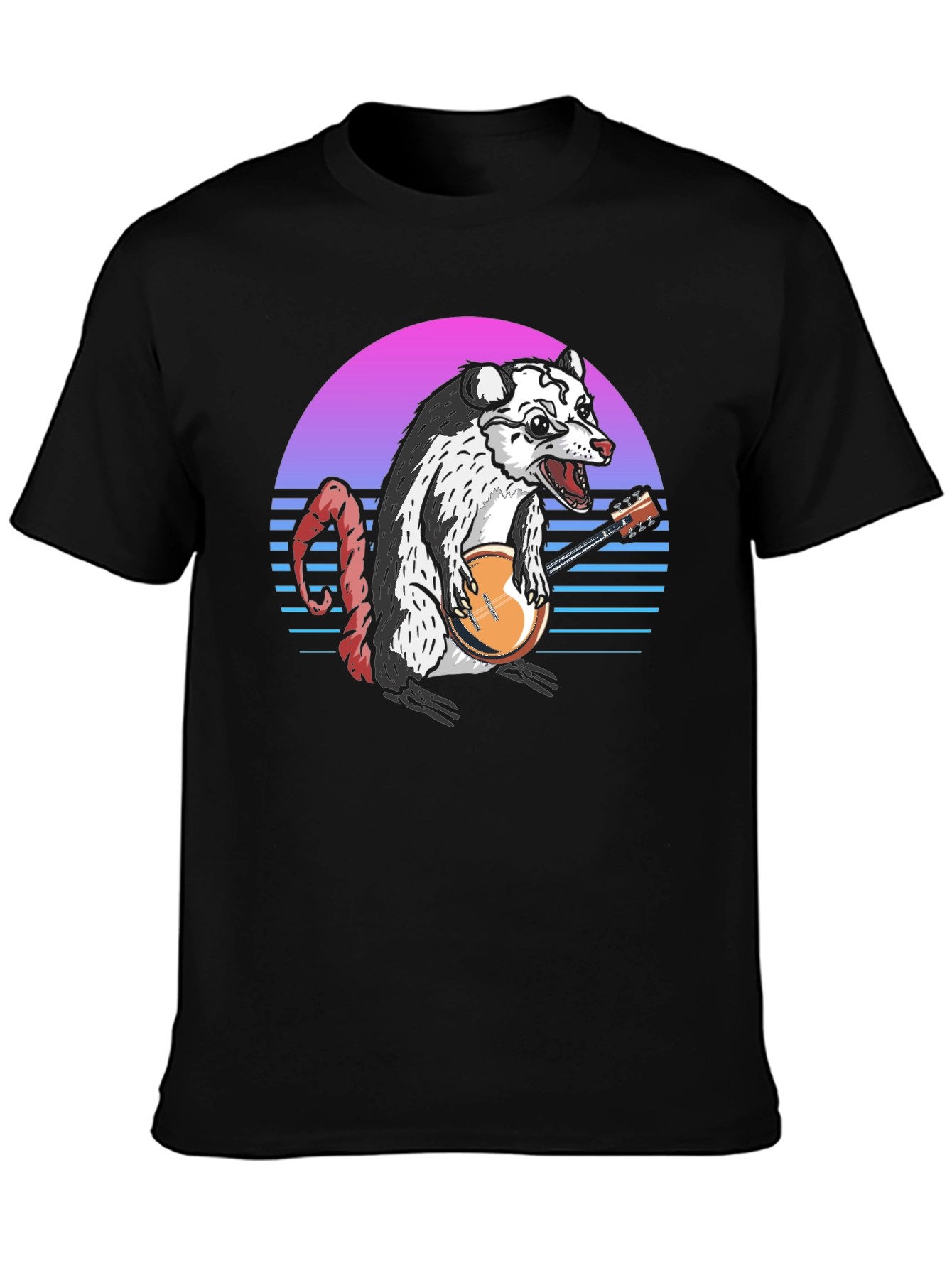 Opossum Banjo Player T-Shirt