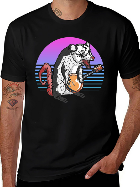 Opossum Banjo Player T-Shirt
