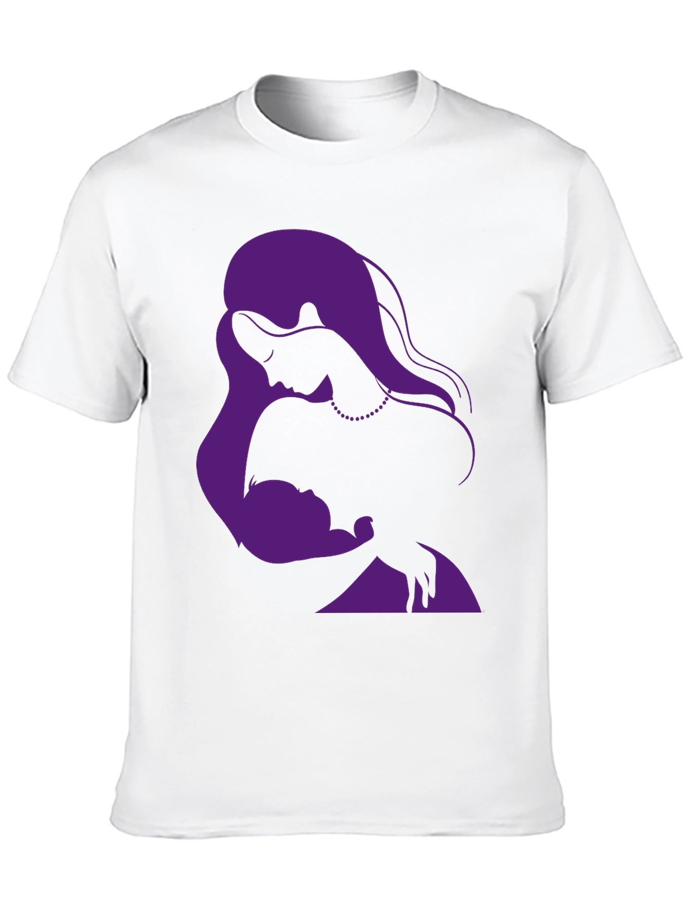 Elegant Mother & Child Graphic T-Shirt